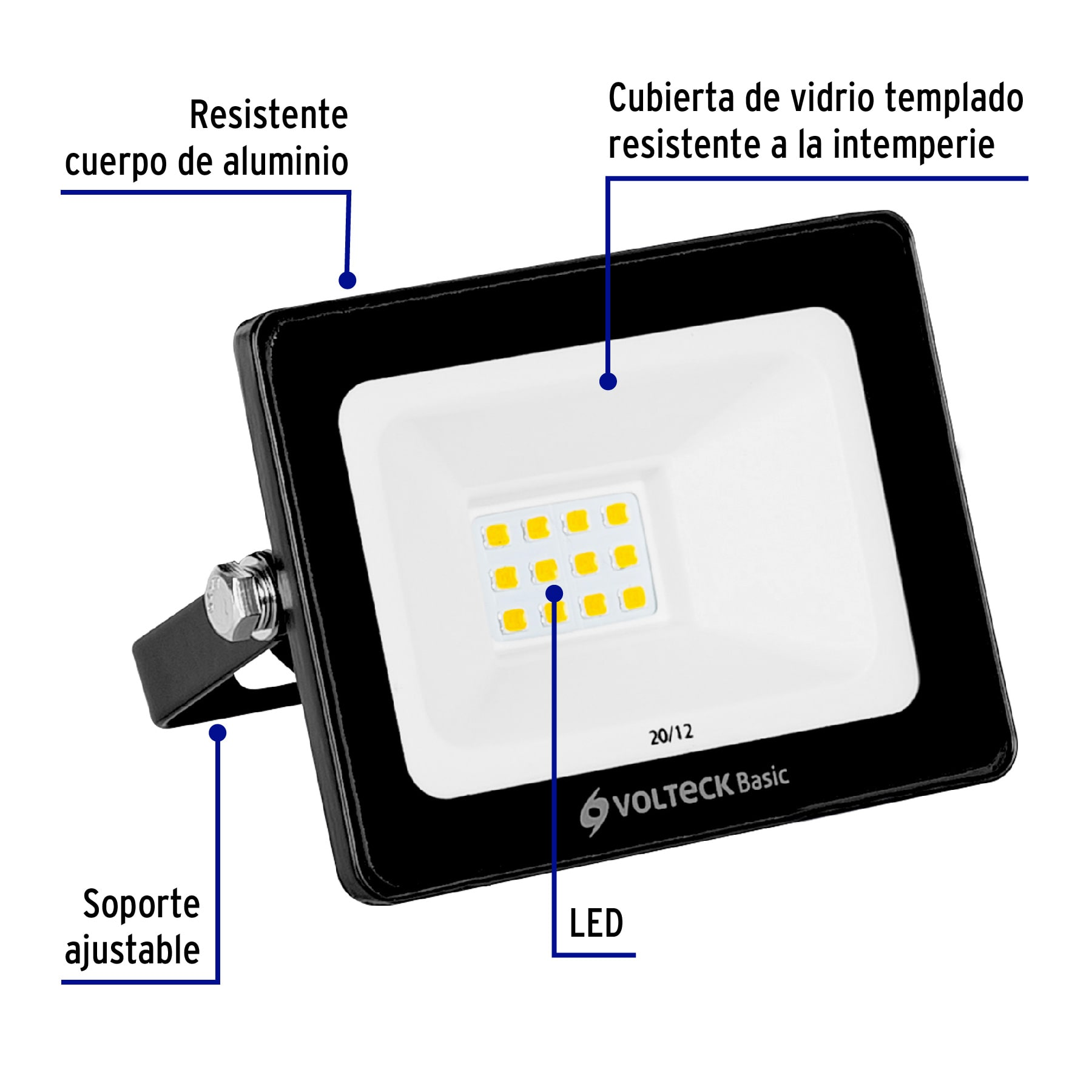 Reflector ultra delgado de LED, 10 W