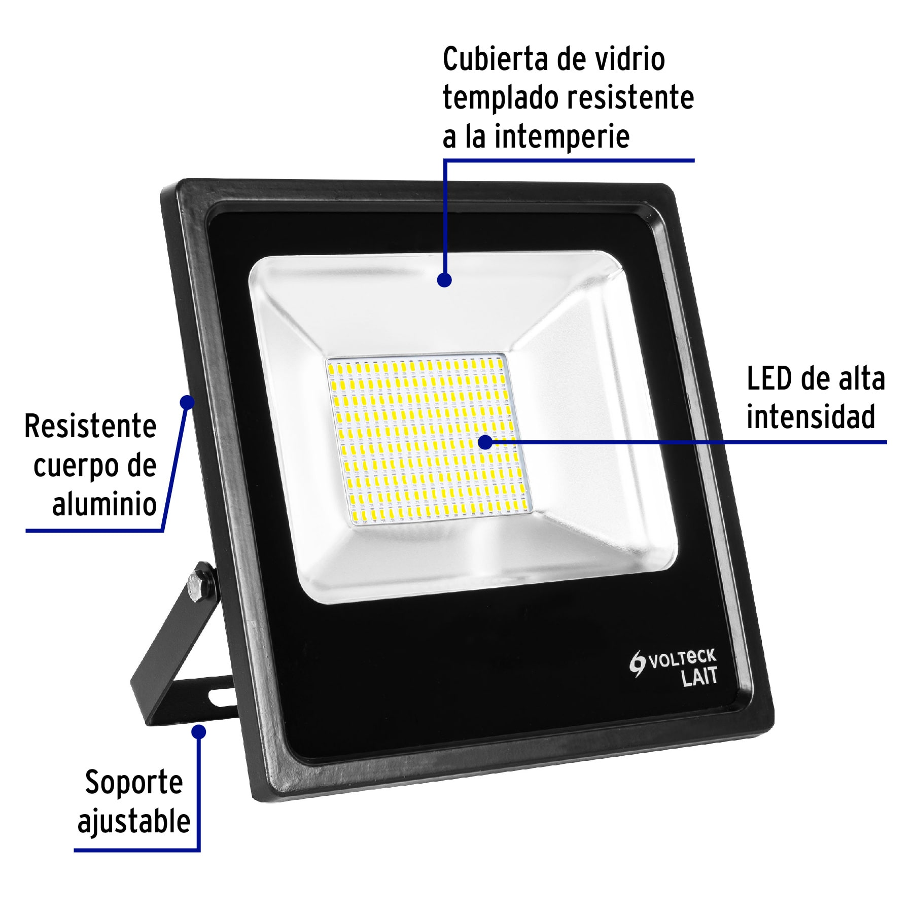 Reflector delgado de LED, alta potencia, 100 W