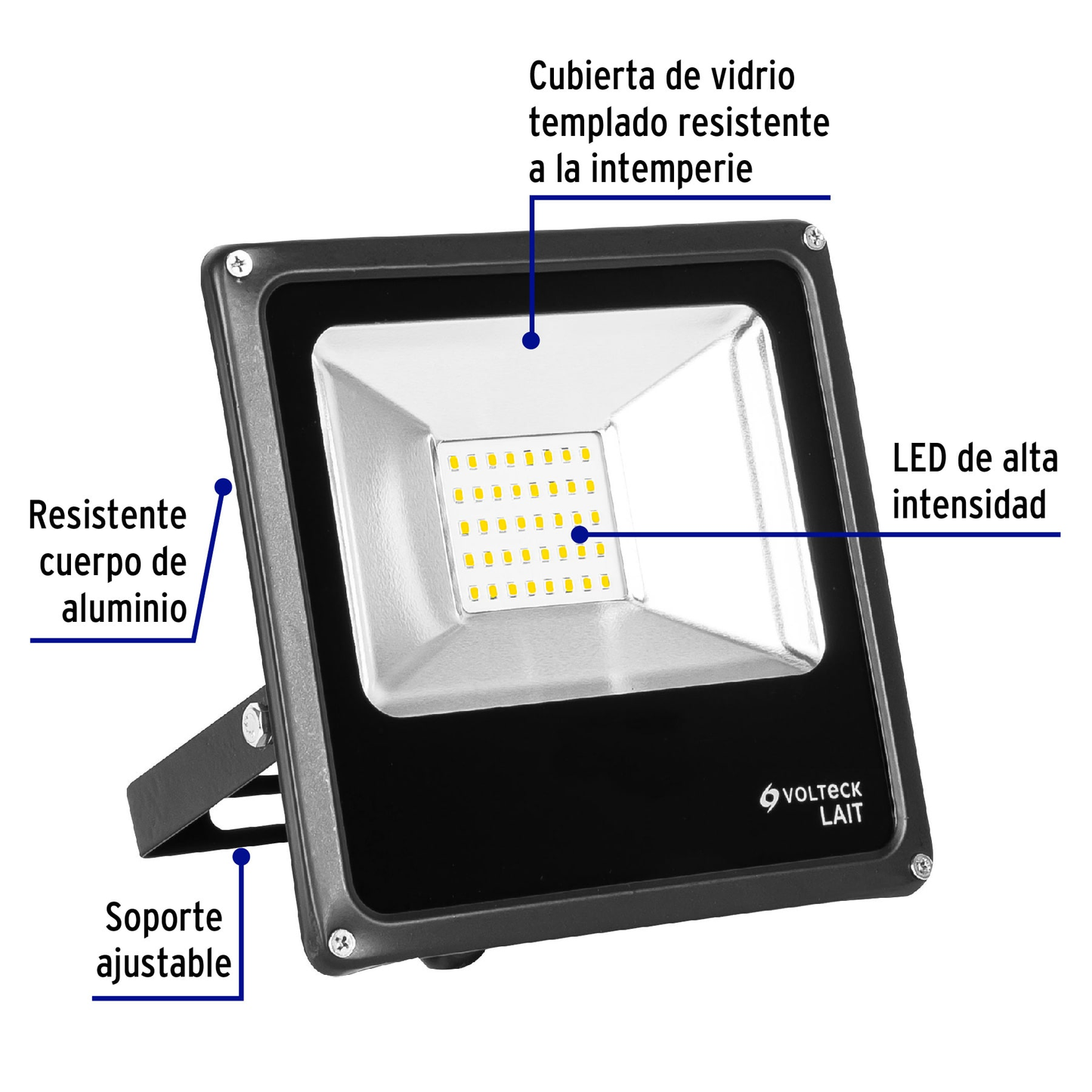 Reflector delgado de LED, 20 W