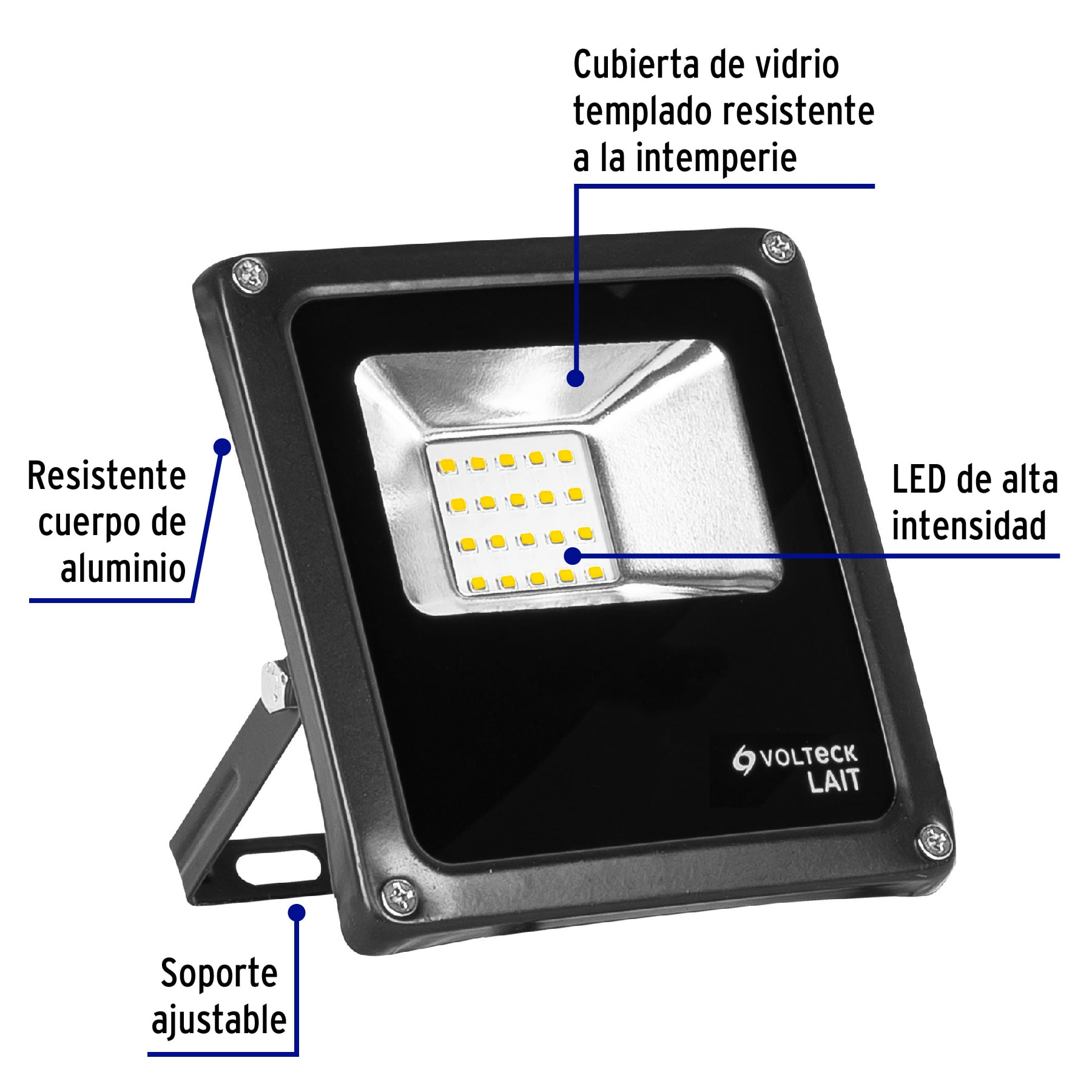 Reflector delgado de LED, 10 W
