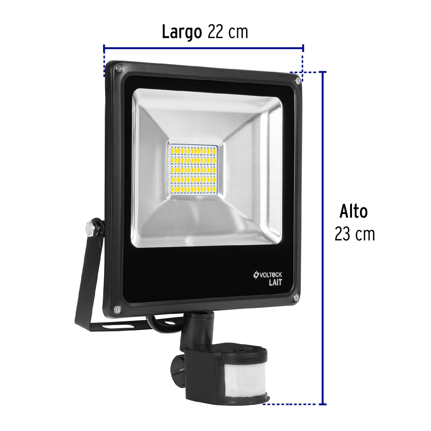 Reflector de LED, 30 W con sensor de movimiento