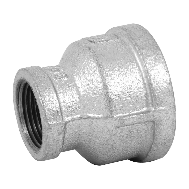 Reducción campana acero galvanizado 1-1/4" x 3/4", FOSET