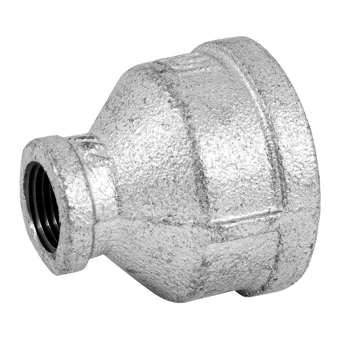 Reducción campana, acero galvanizado, 1-1/2x1/2"