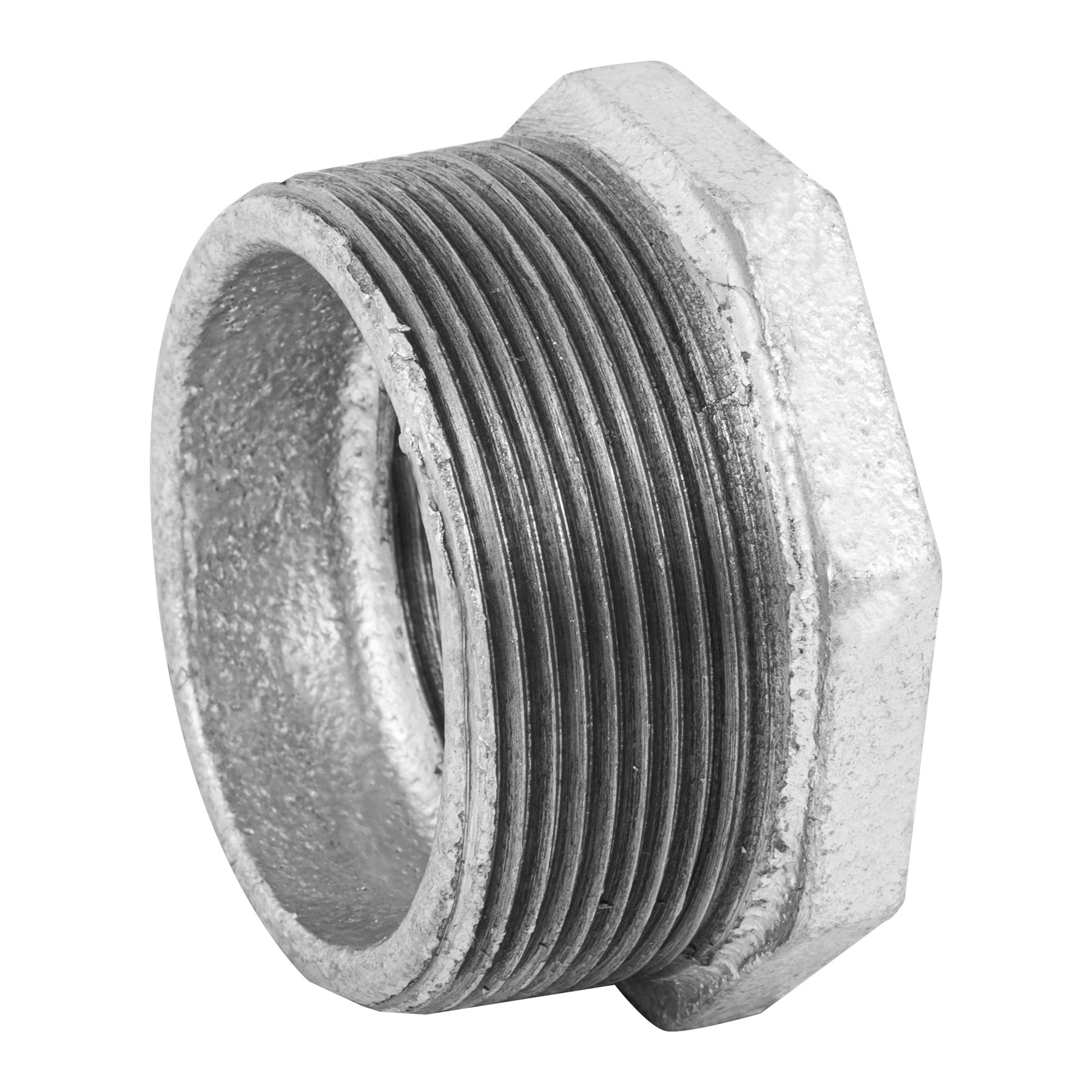 Reducción bushing, acero galvanizado, 2 x 1-1/4"