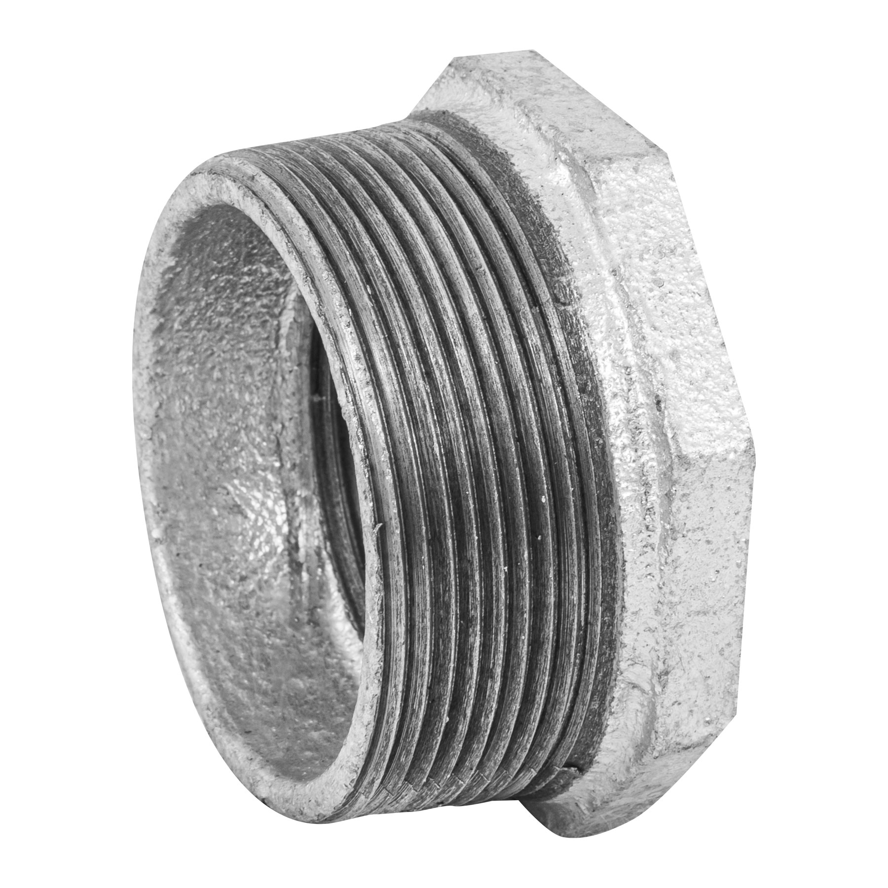 Reducción bushing, acero galvanizado, 2 x 1-1/2"