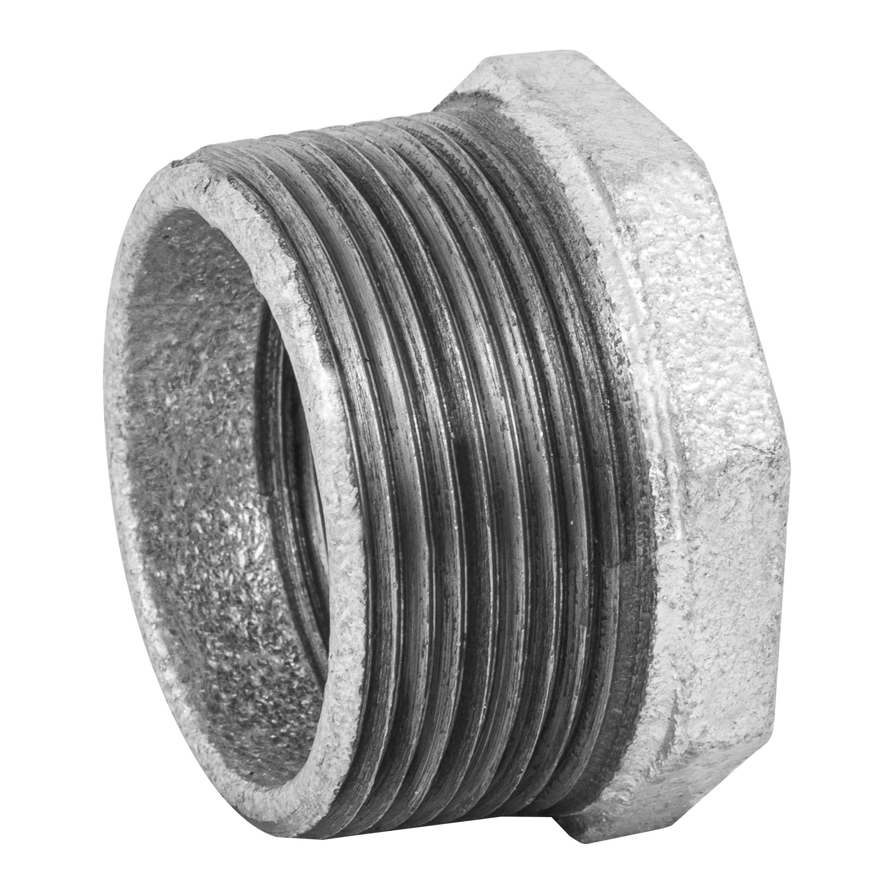 Reducción bushing, acero galvanizado, 1-1/2 x 1-1/4"