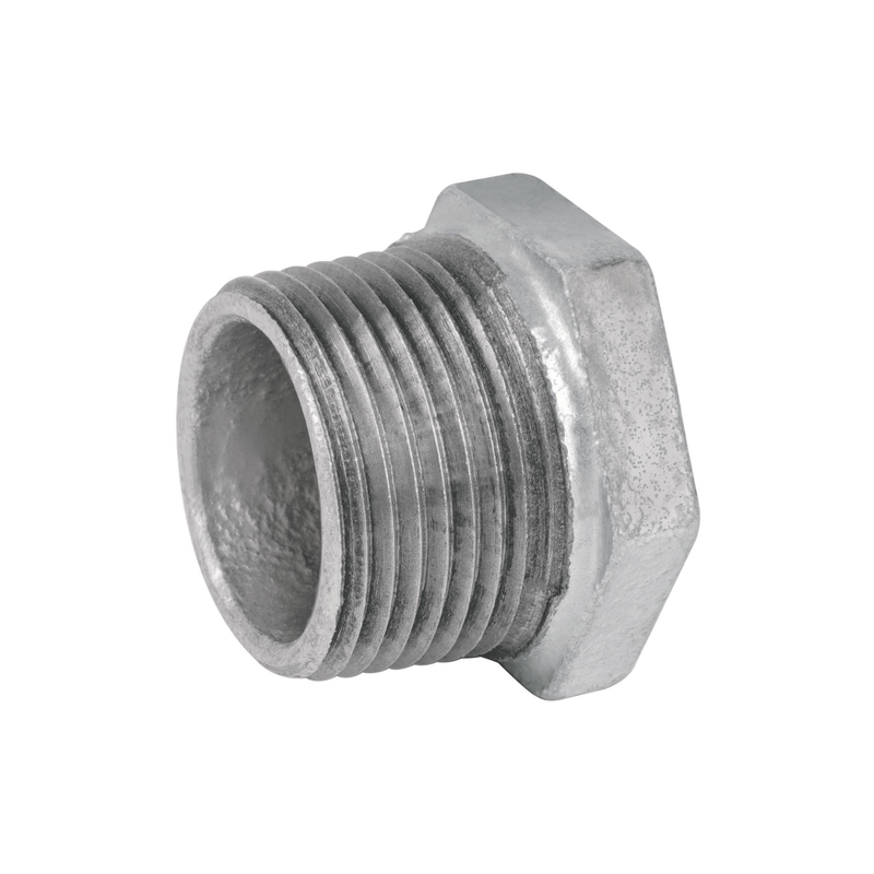 Reducción bushing, acero galvanizado, 1"x 3/4"