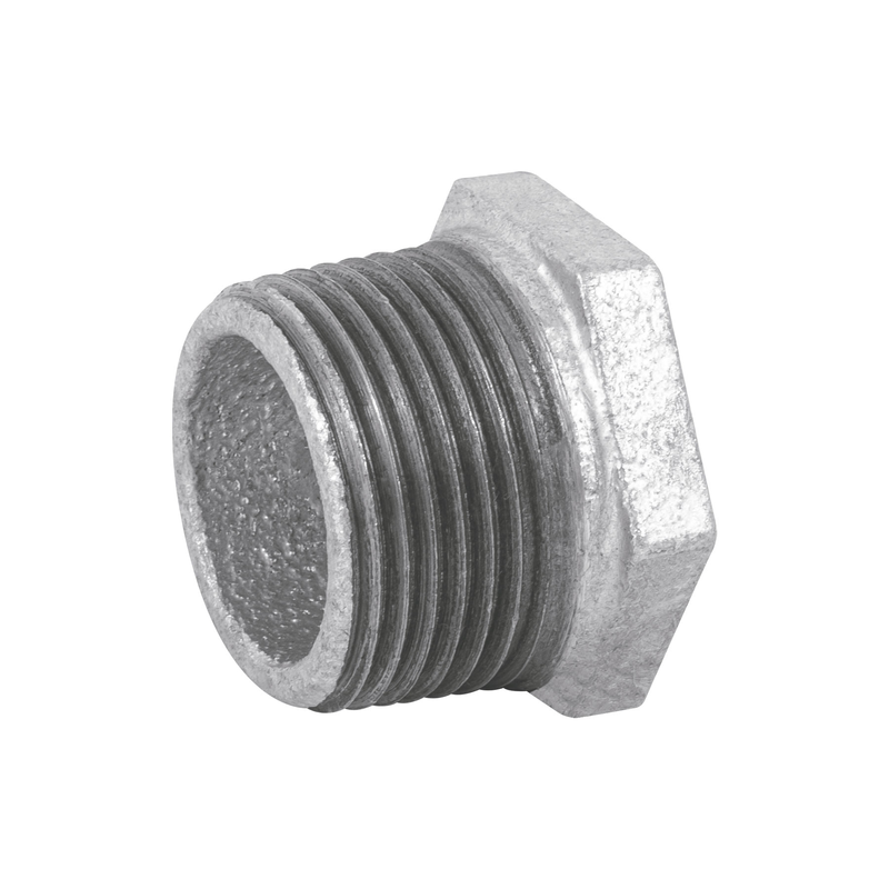 Reducción bushing, acero galvanizado, 1"x1/2"