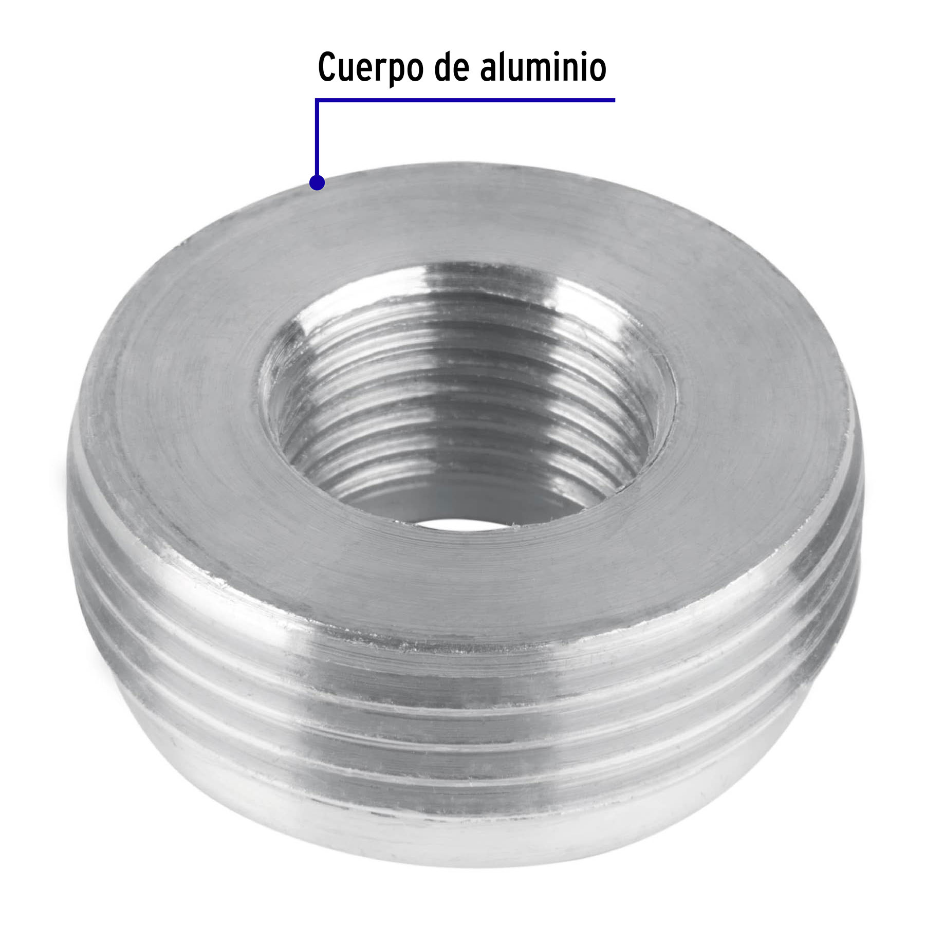Reducción bushing 1-1/4" a 1/2"
