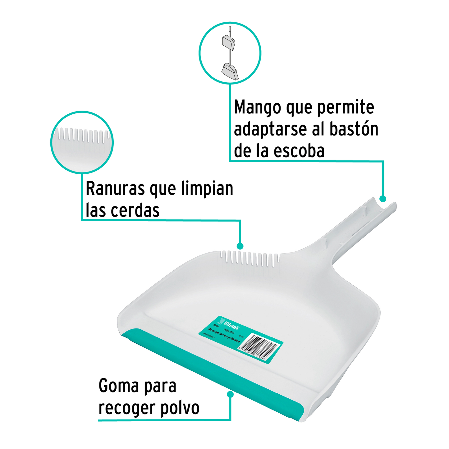 Recogedor de plástico