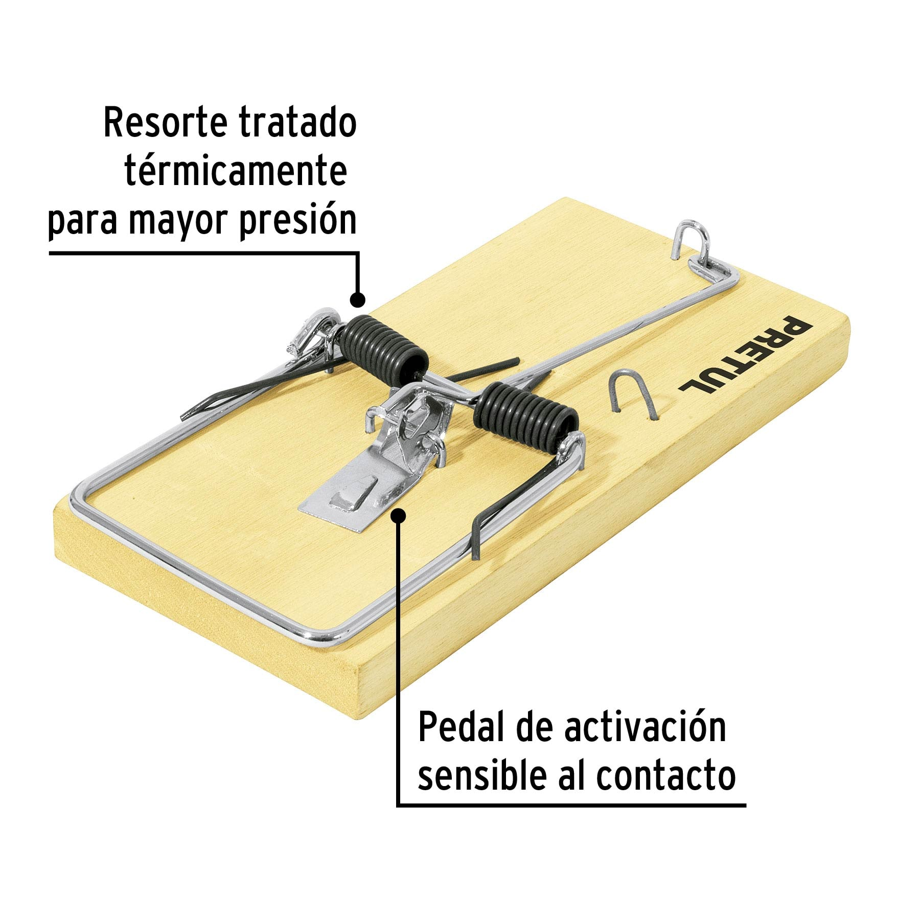 Ratonera 7", madera