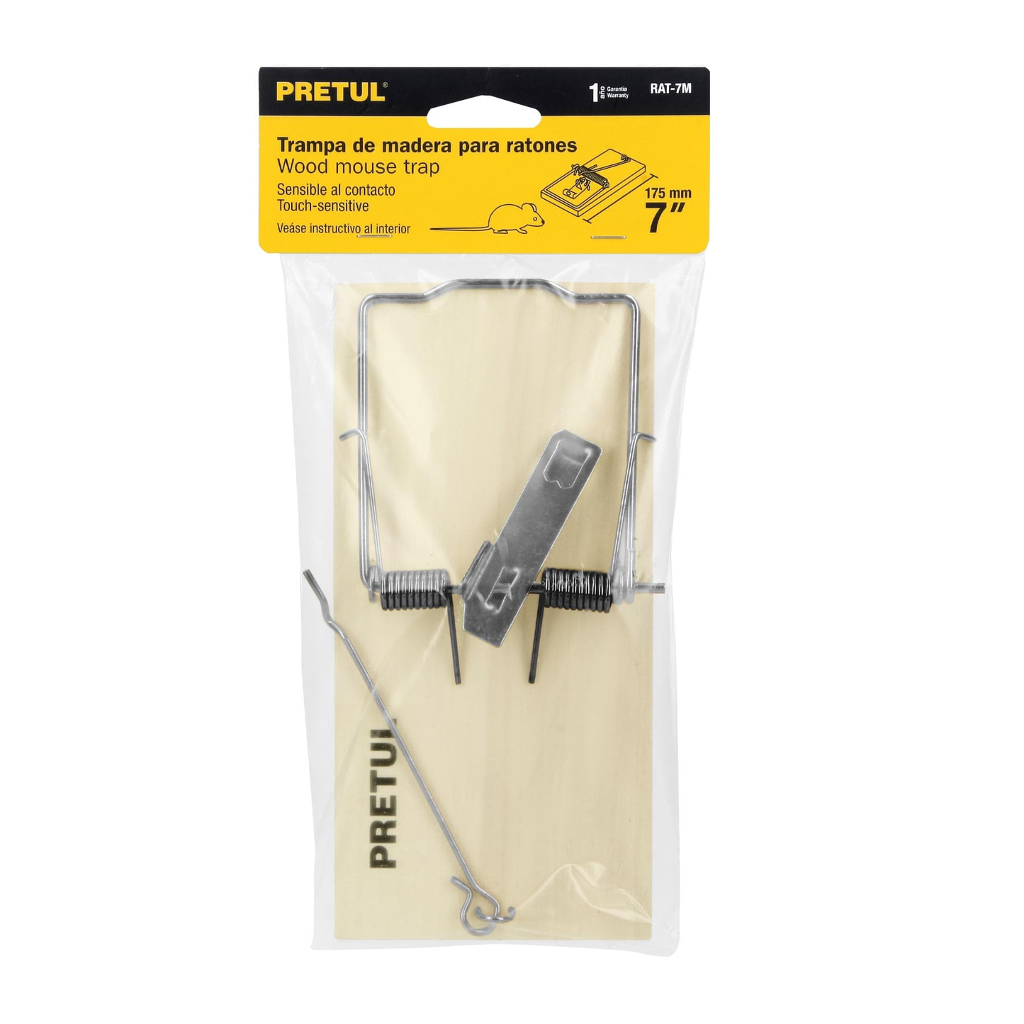 Ratonera 7", madera