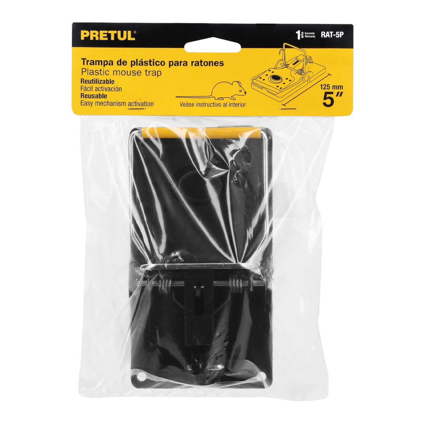 Ratonera 5", plástica