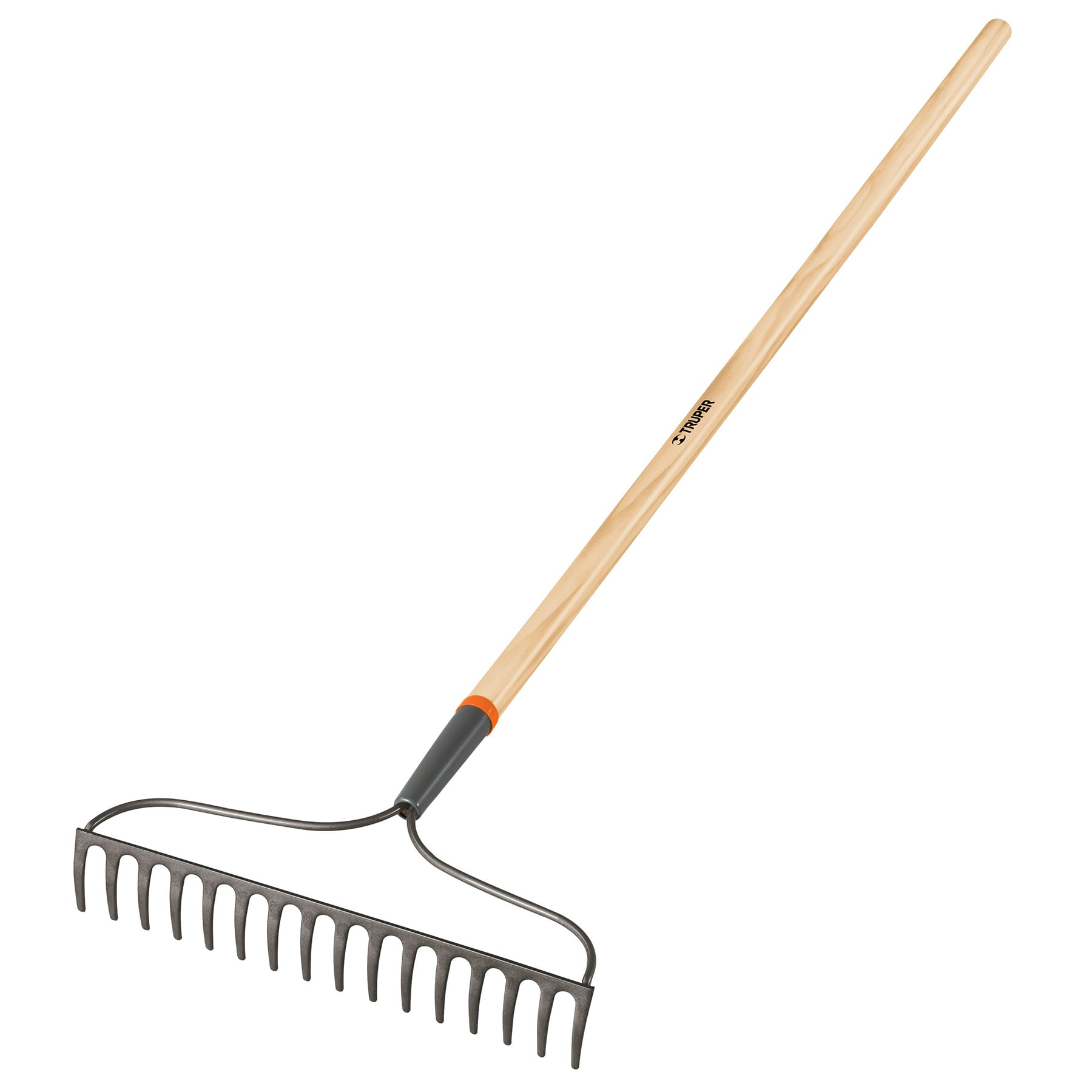 Rastrillo jardinero classic, 16 dientes,mango 54"