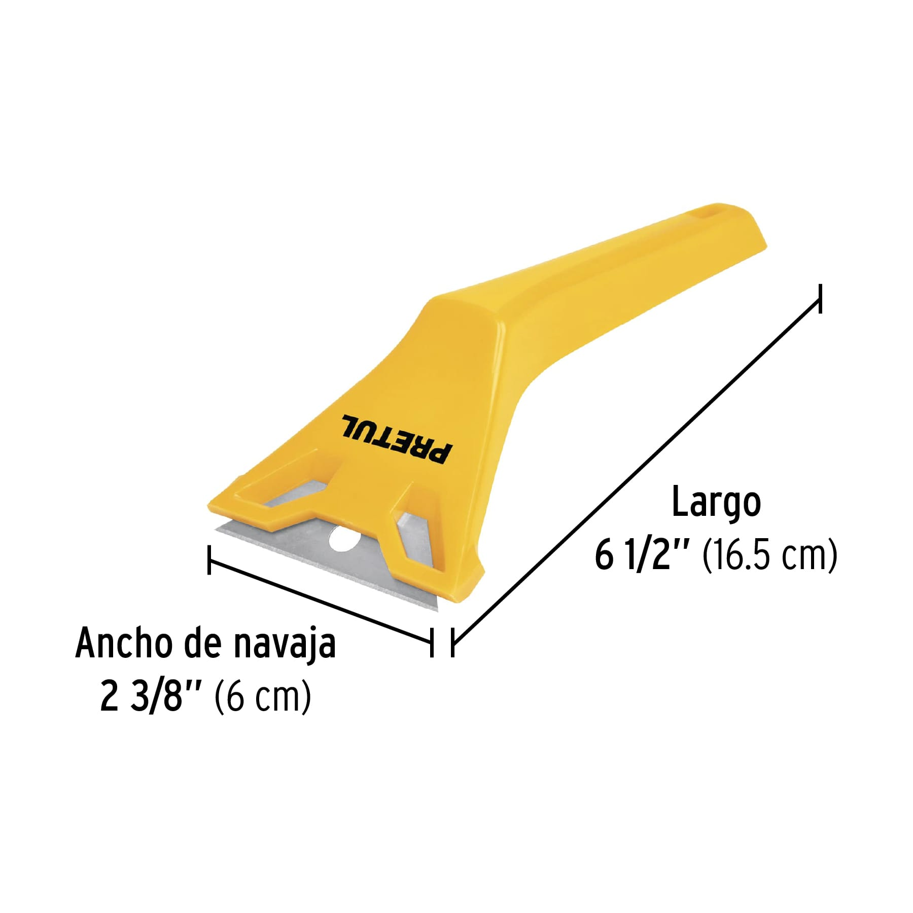 Raspador con navaja, Pretul