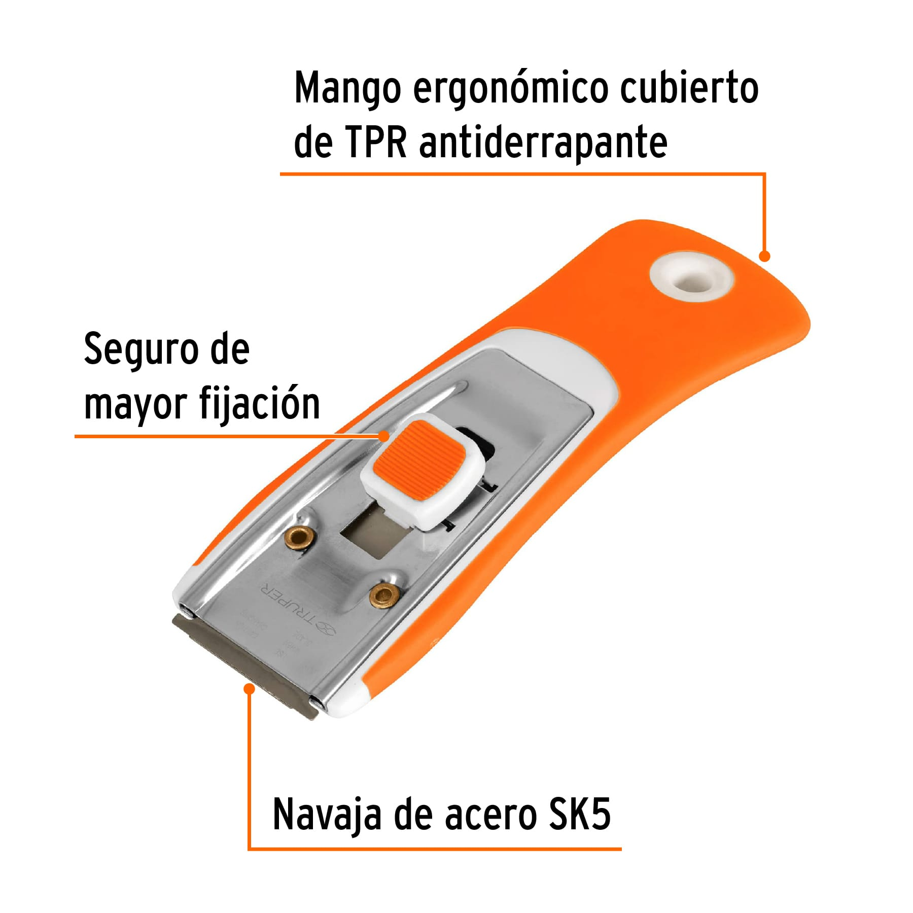 Raspador con navaja