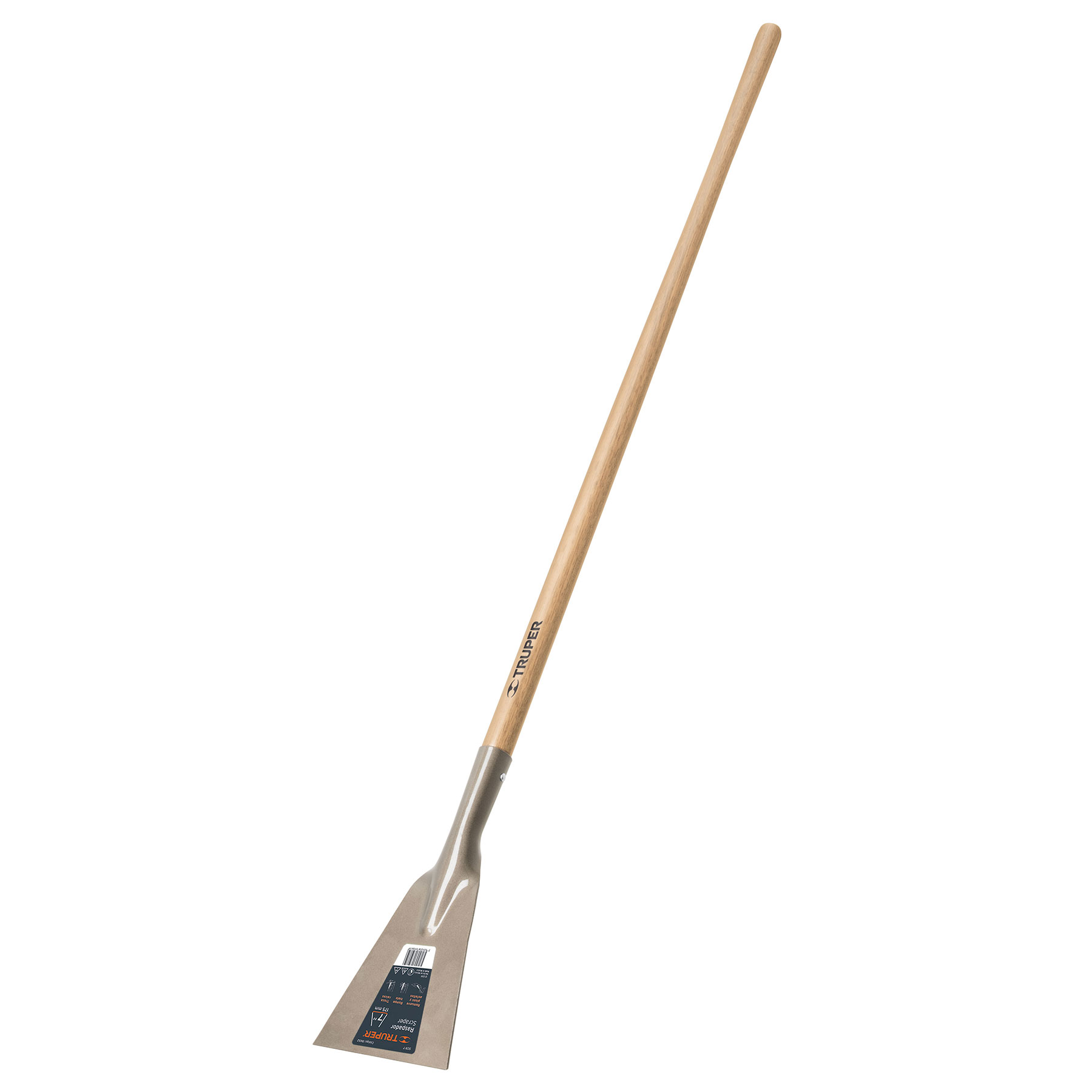 Raspador 7", mango largo 54"