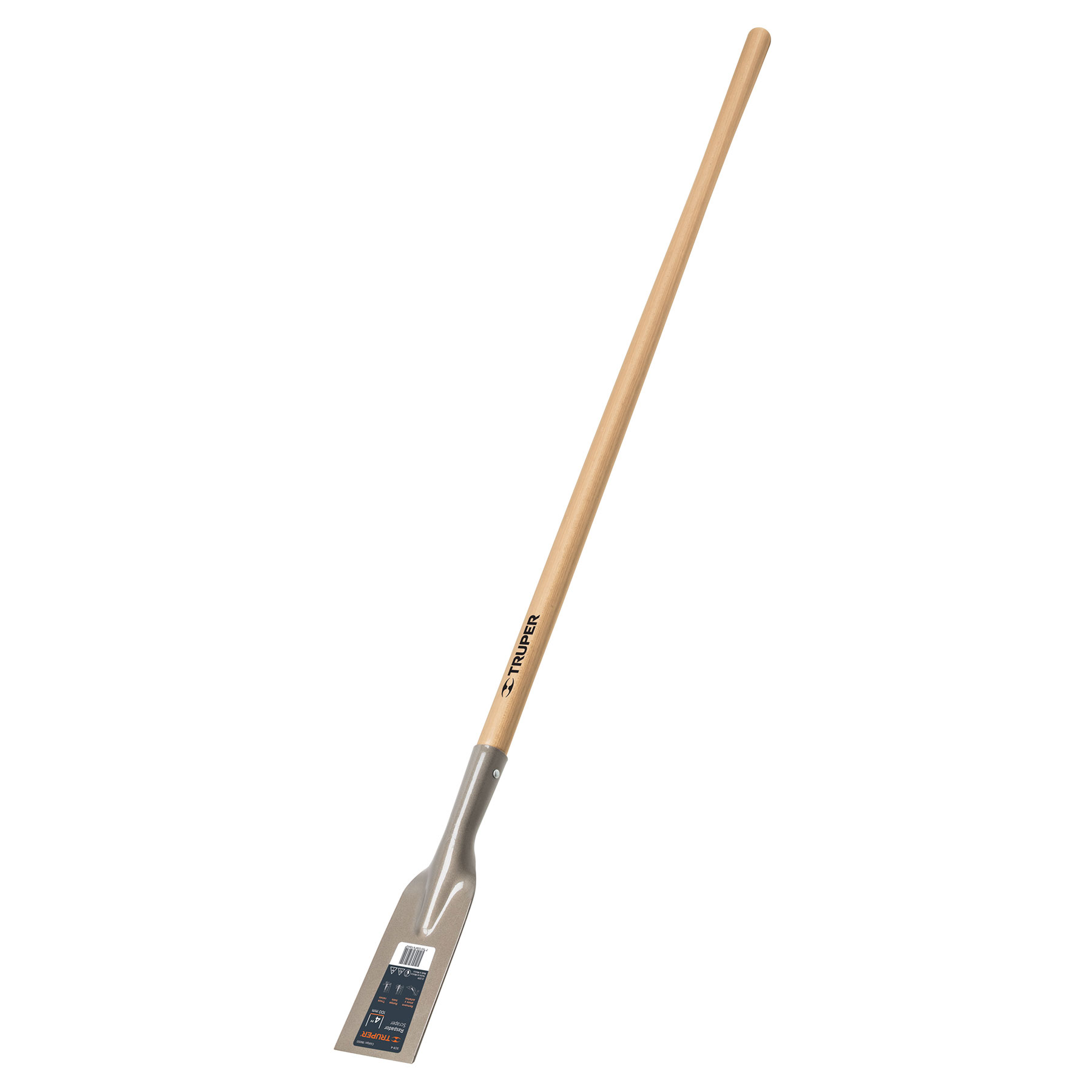 Raspador 4", mango largo 54"