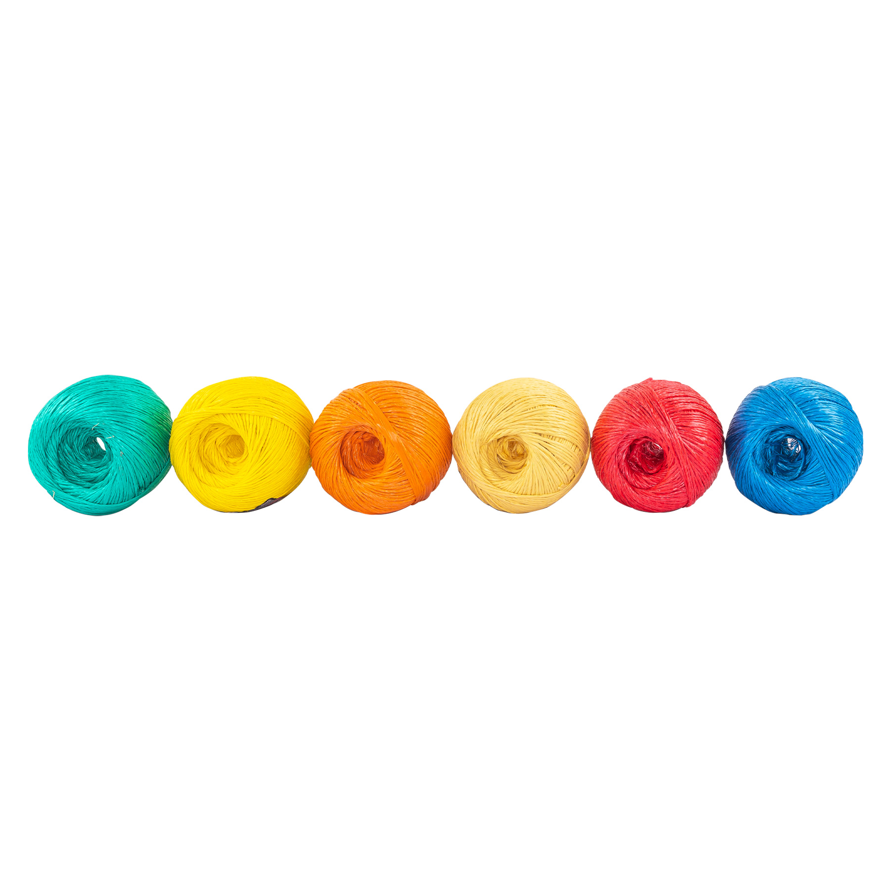 Rafia colores surtidos, calibre 2.2 g/m, 500 g