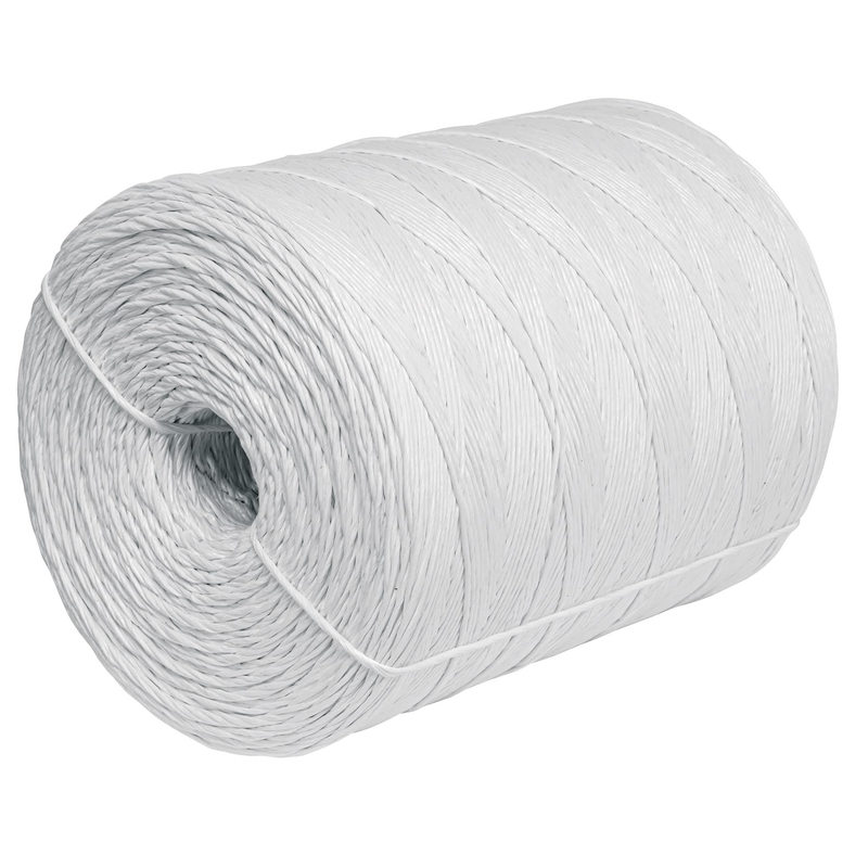 Rafia color blanco, calibre 3.8 g/m, 4.5 kg