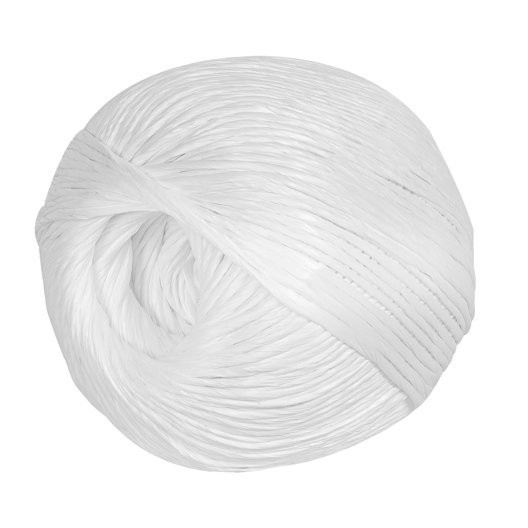 Rafia color blanco, calibre 2.2 g/m, 500g