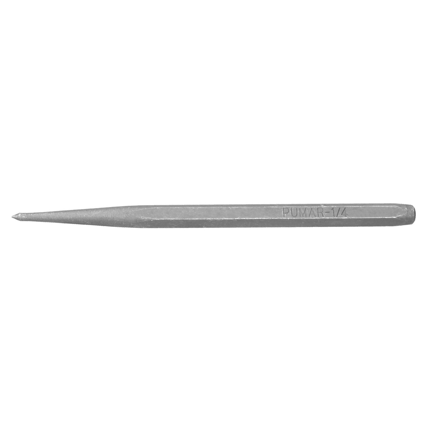 Punzón 1/4" para marcar, largo 4-3/4"