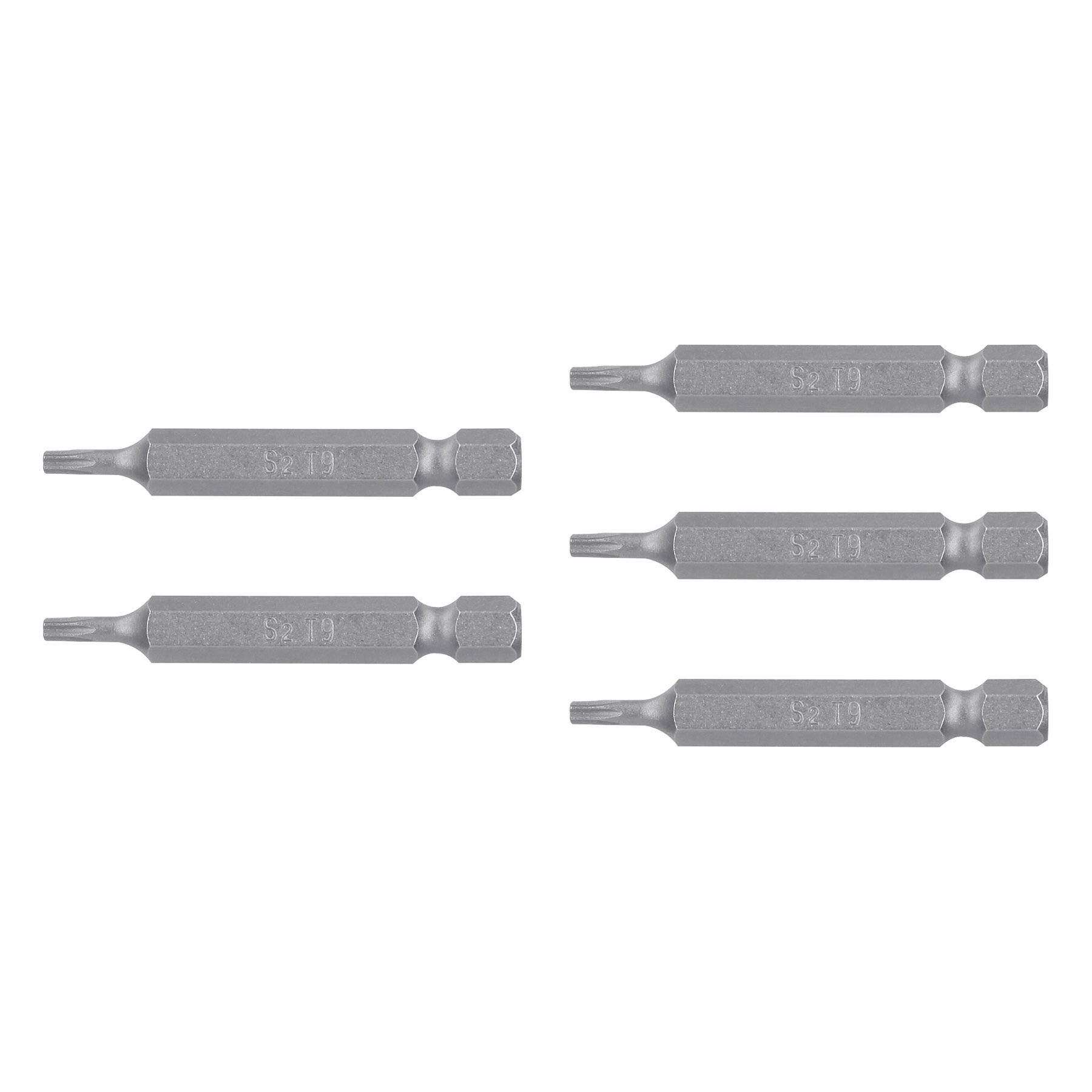 Puntas para desarmador Torx T9, 2", 5 piezas
