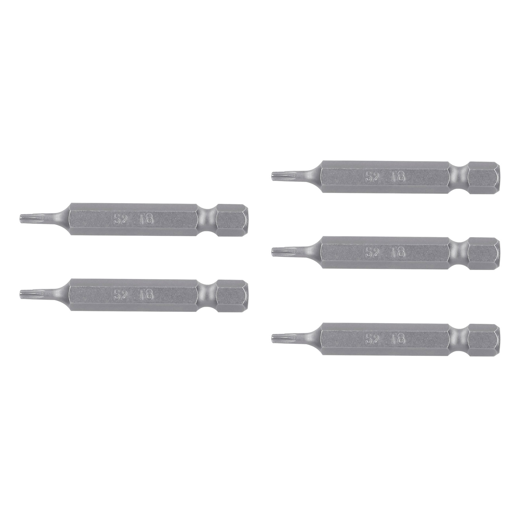 Puntas para desarmador Torx T8, 2", 5 piezas