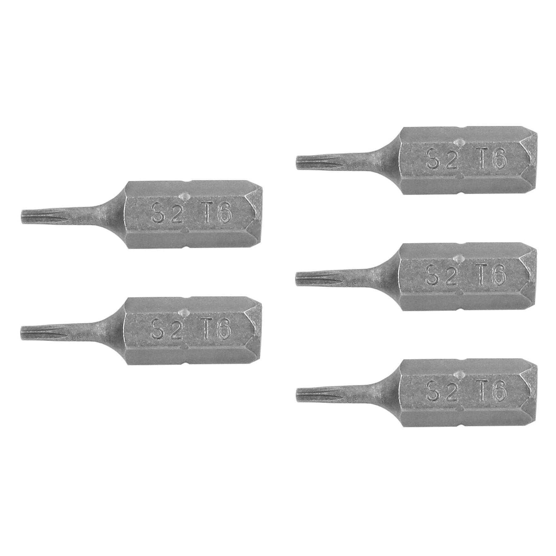 Puntas para desarmador Torx T6, 1", 5 piezas