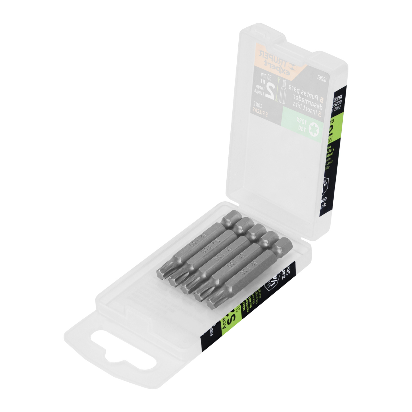 Puntas para desarmador Torx T30, 2", 5 piezas