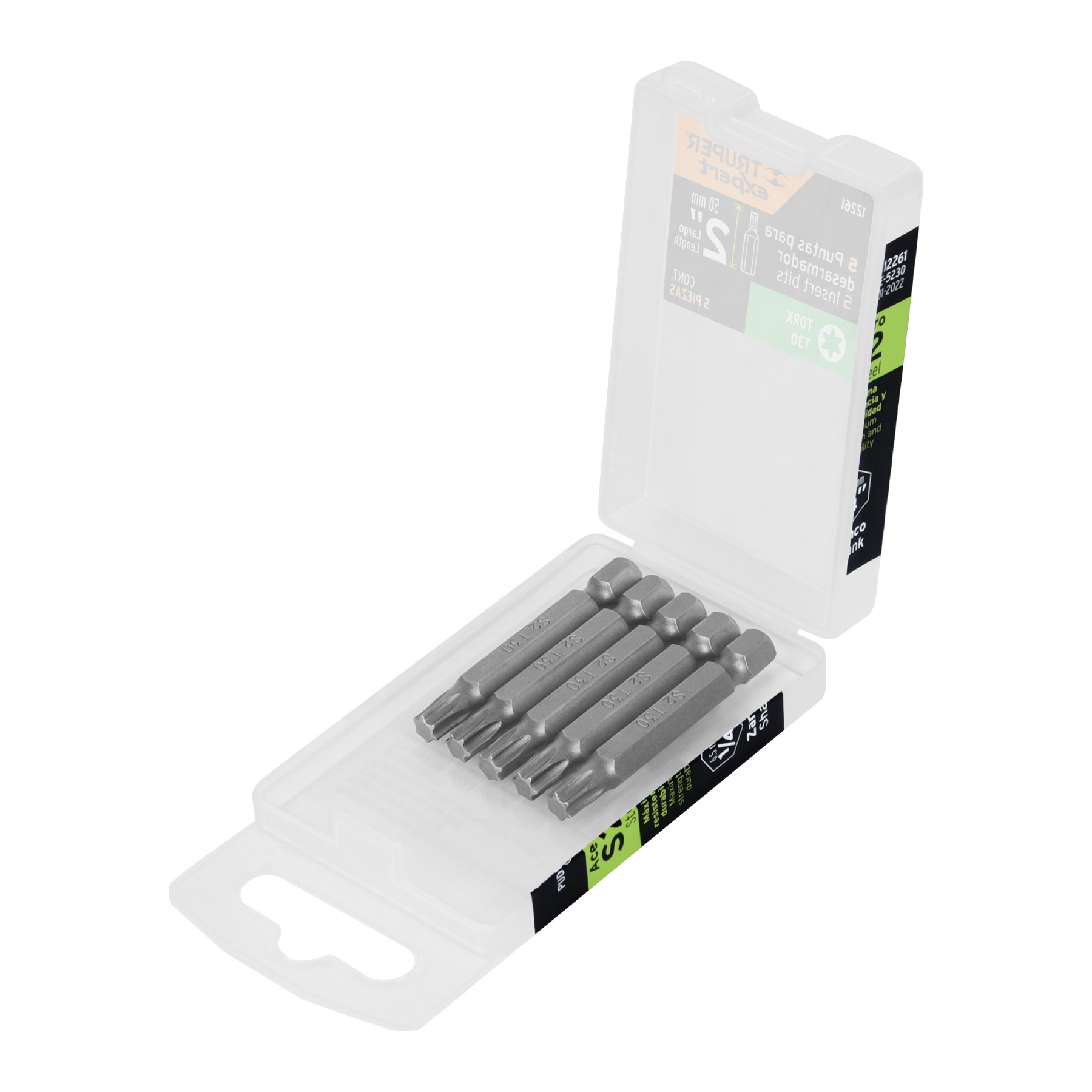 Puntas para desarmador Torx T30, 2", 5 piezas