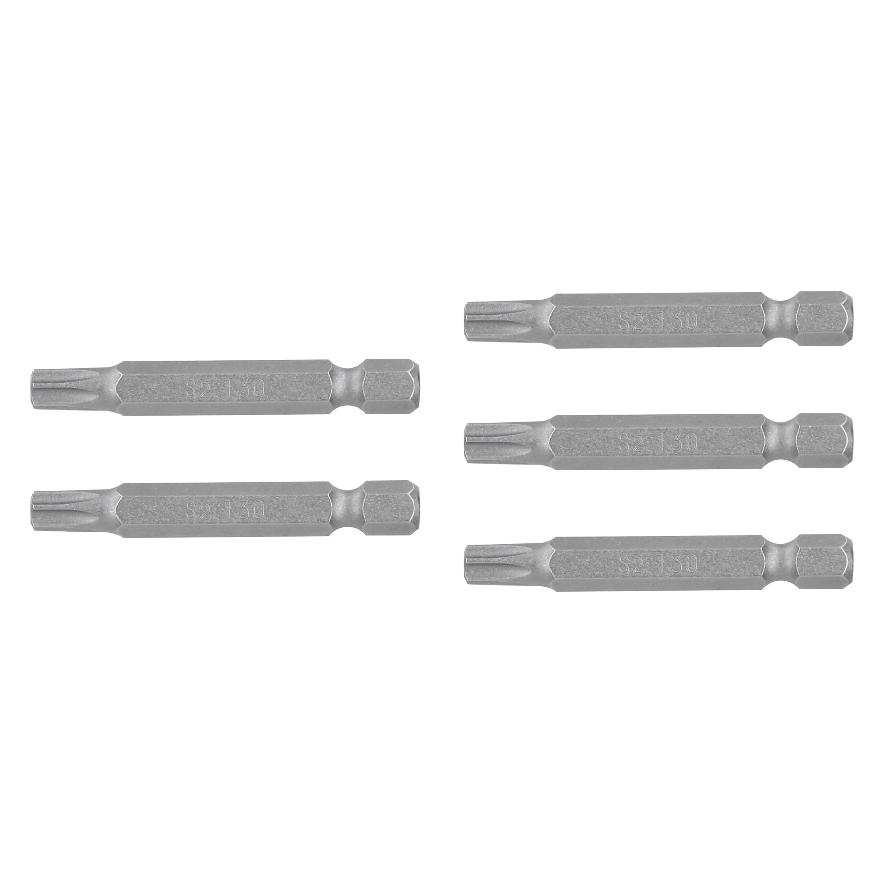 Puntas para desarmador Torx T30, 2", 5 piezas