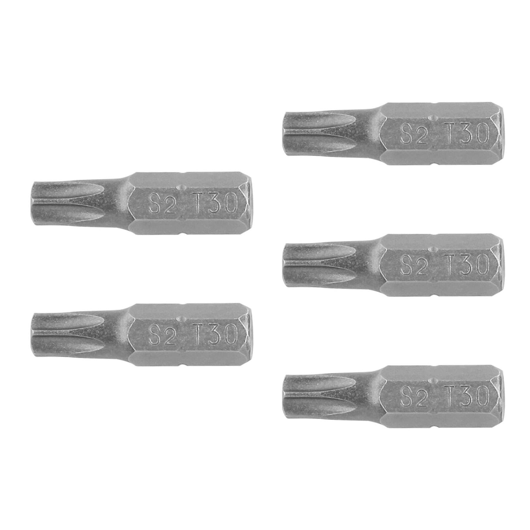 Puntas para desarmador Torx T30, 1", 5 piezas