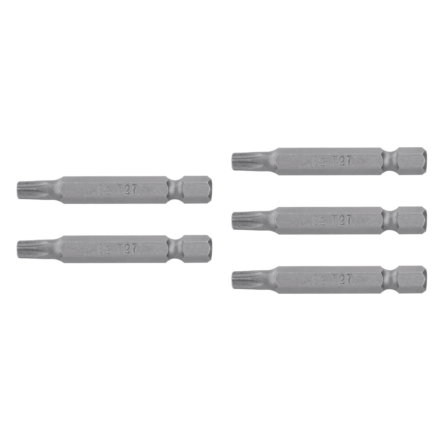 Puntas para desarmador Torx T27, 2", 5 piezas