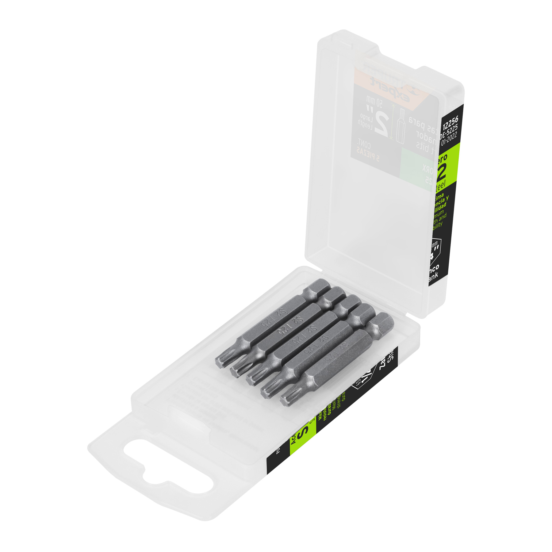 Puntas para desarmador Torx T25, 2", 5 piezas