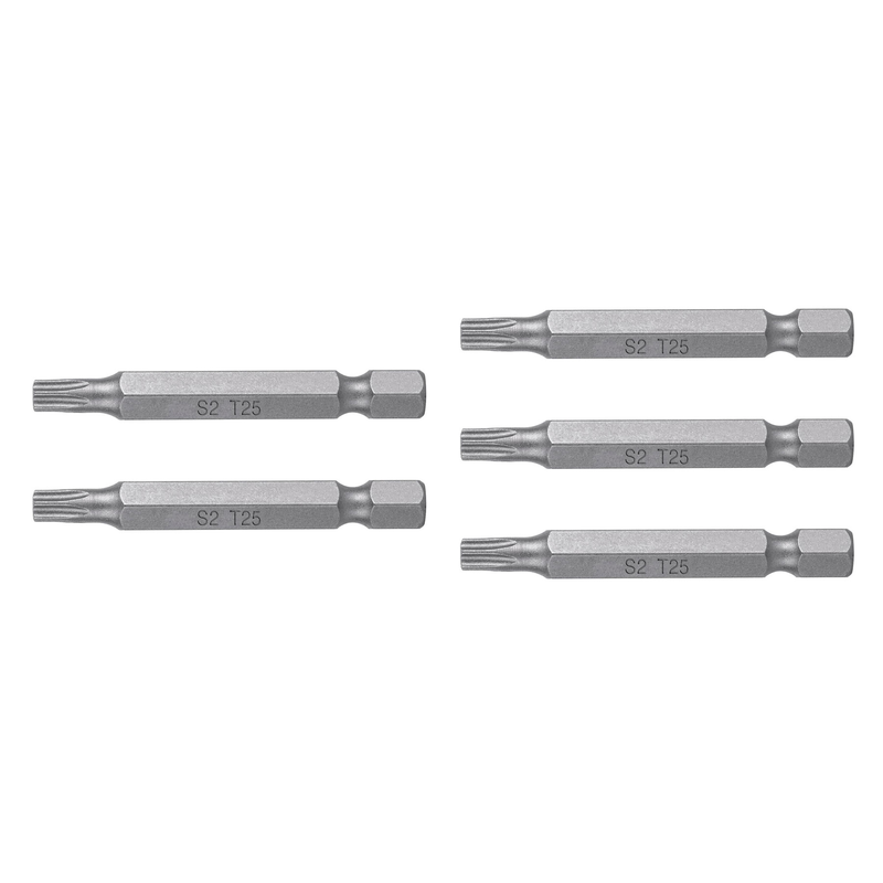 Puntas para desarmador Torx T25, 2", 5 piezas