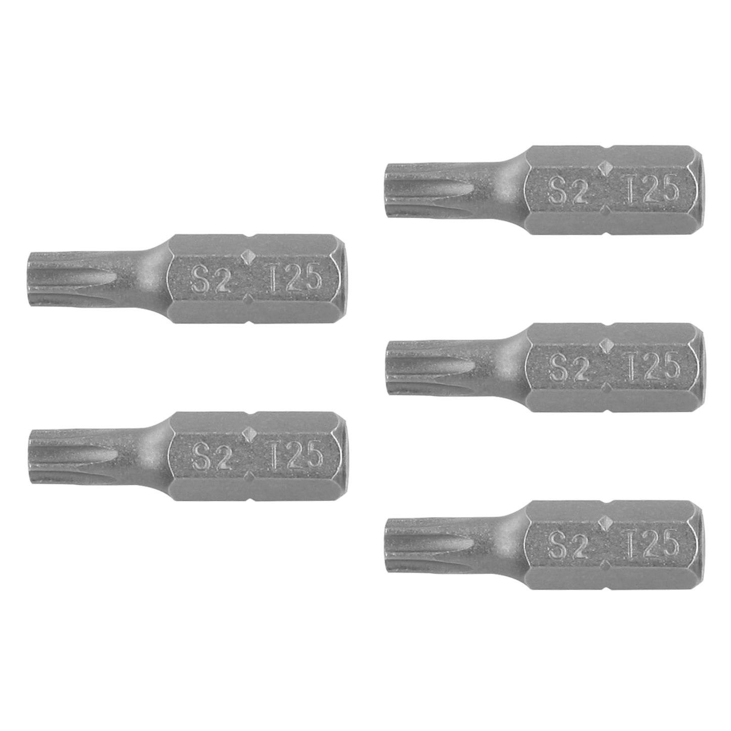 Puntas para desarmador Torx T25, 1", 5 piezas