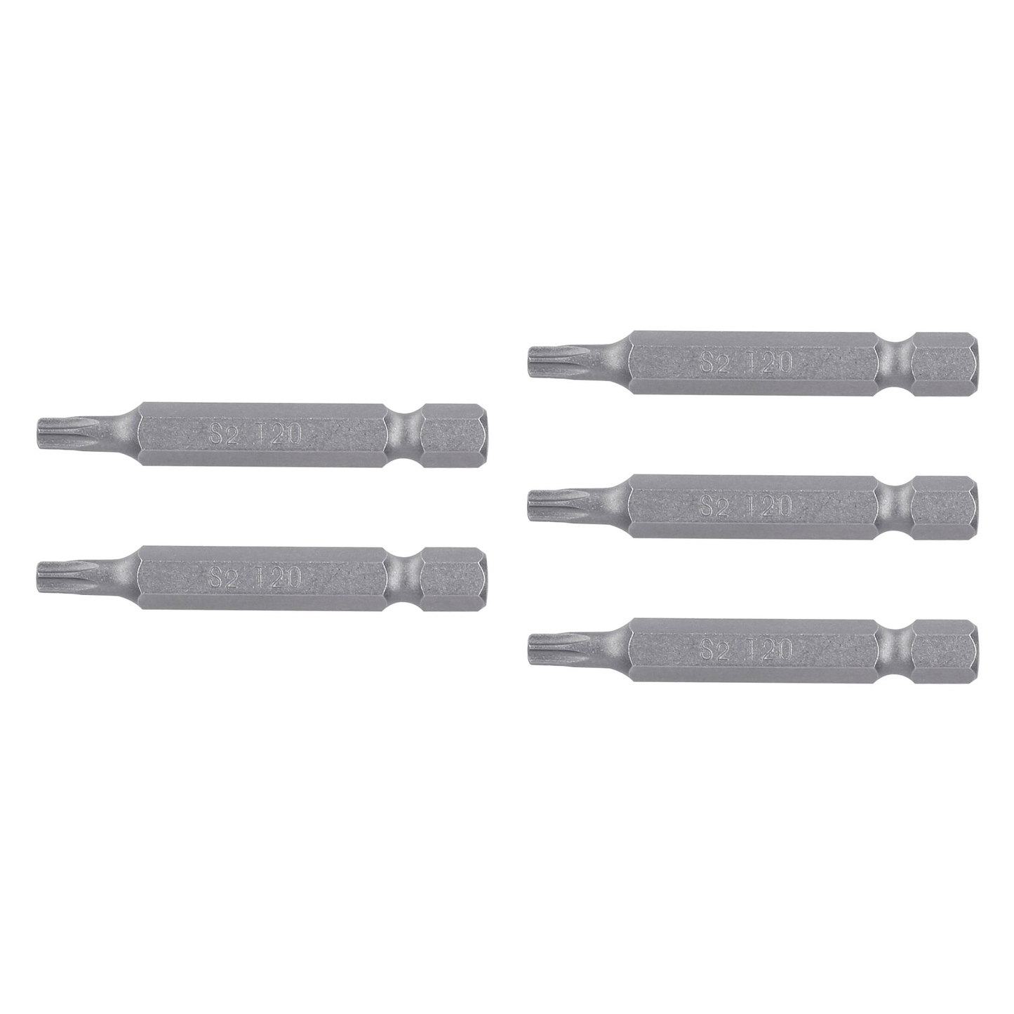 Puntas para desarmador Torx T20, 2", 5 piezas