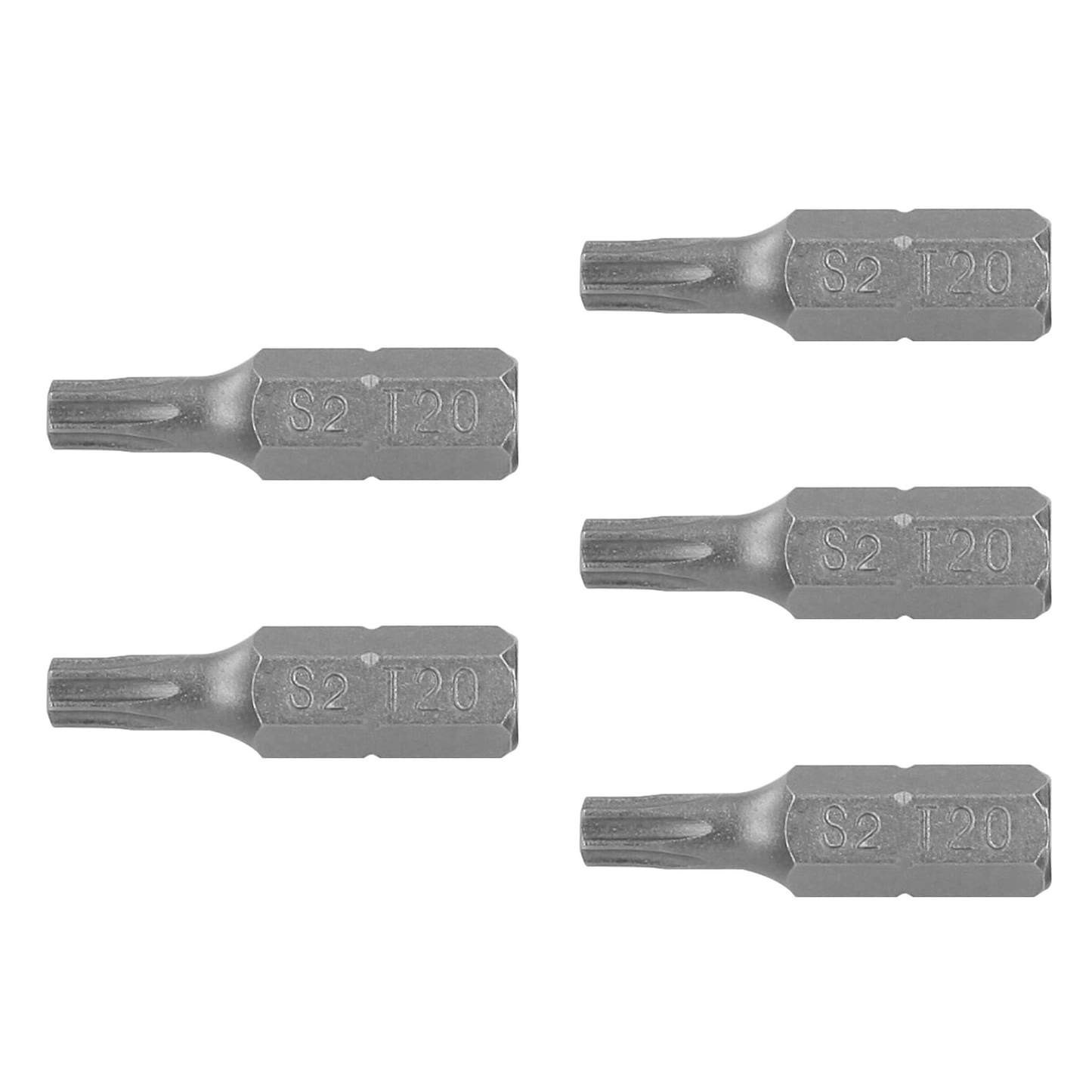 Puntas para desarmador Torx T20, 1", 5 piezas