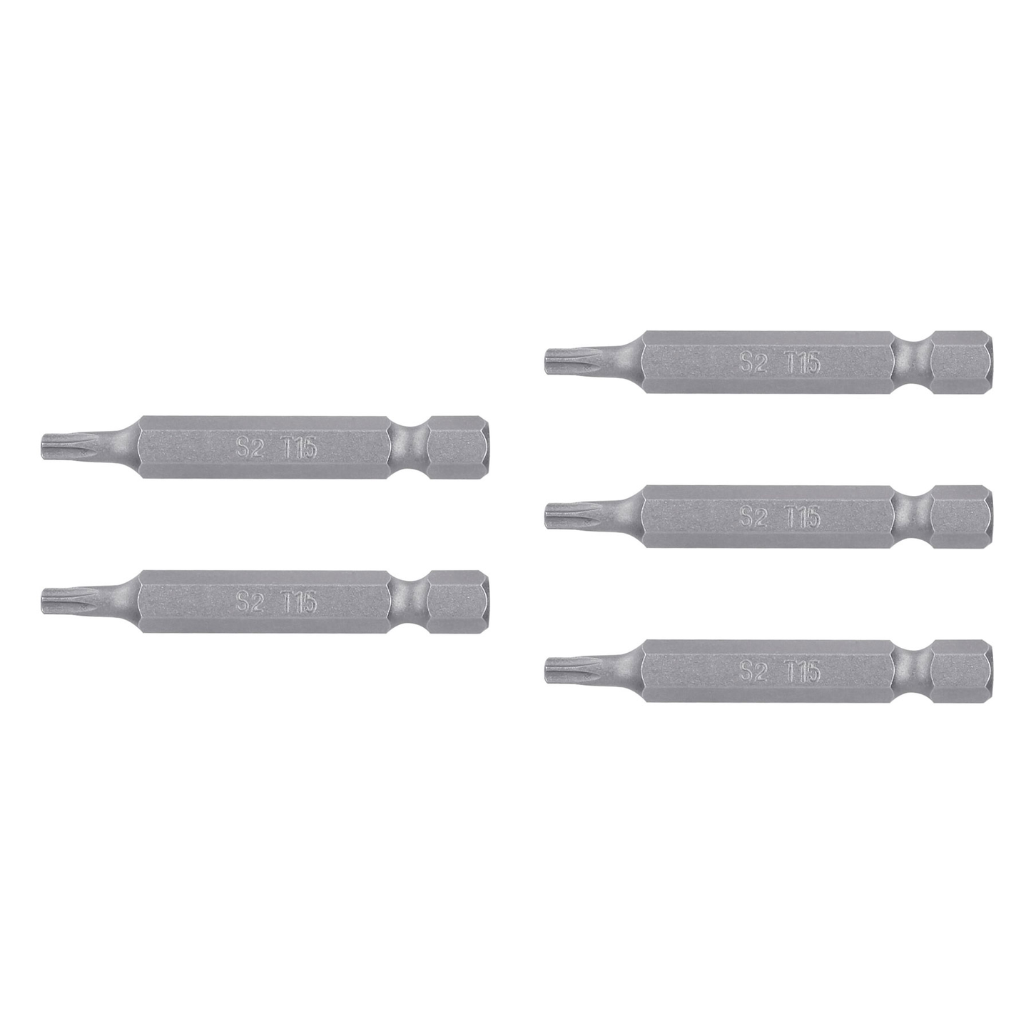 Puntas para desarmador Torx T15, 2", 5 piezas