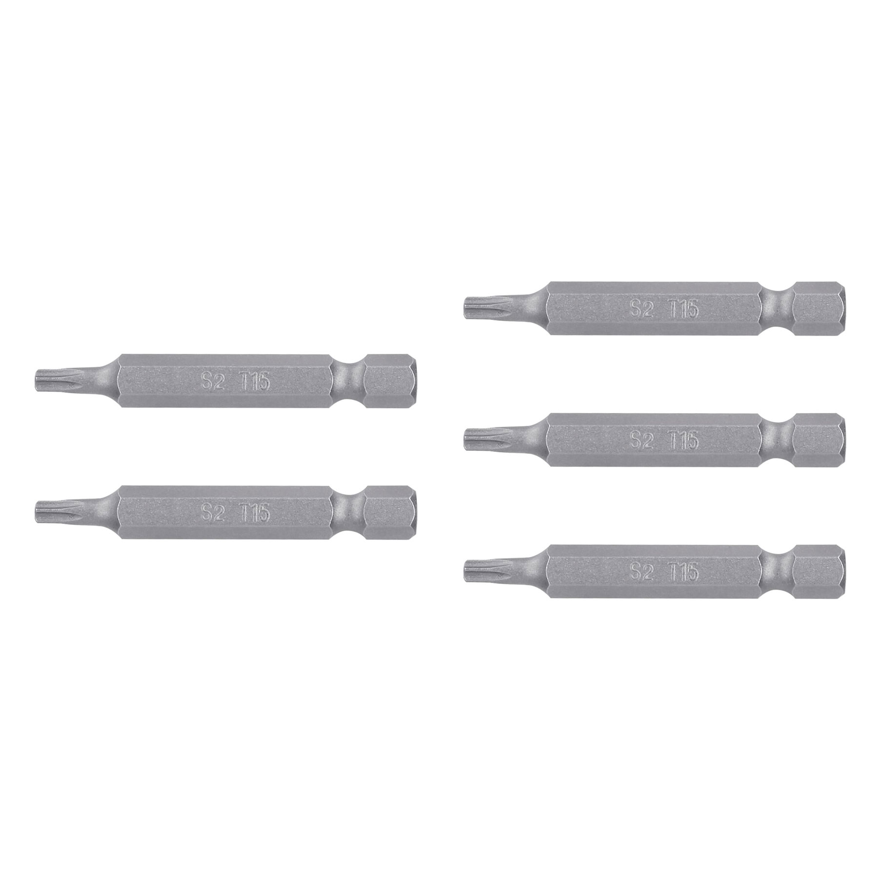 Puntas para desarmador Torx T15, 2", 5 piezas