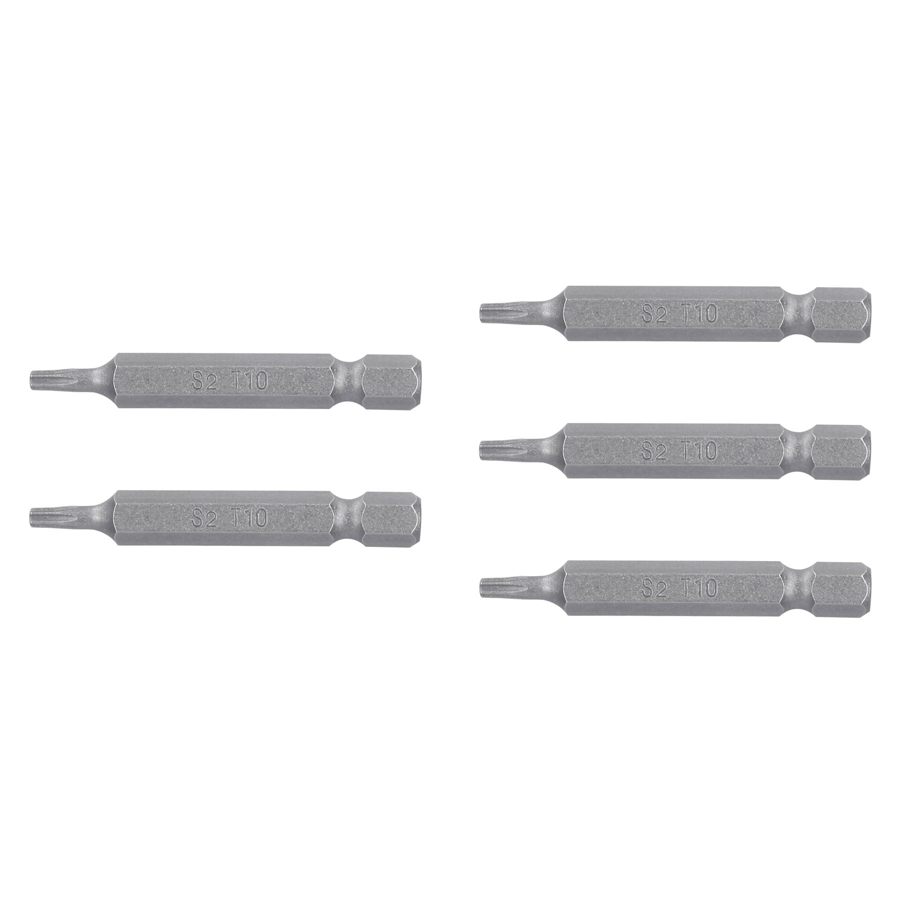 Puntas para desarmador Torx T10, 2", 5 piezas