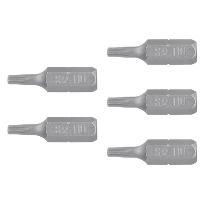Estuche con 5 puntas torx T10 largo 1", TRUPER EXPERT