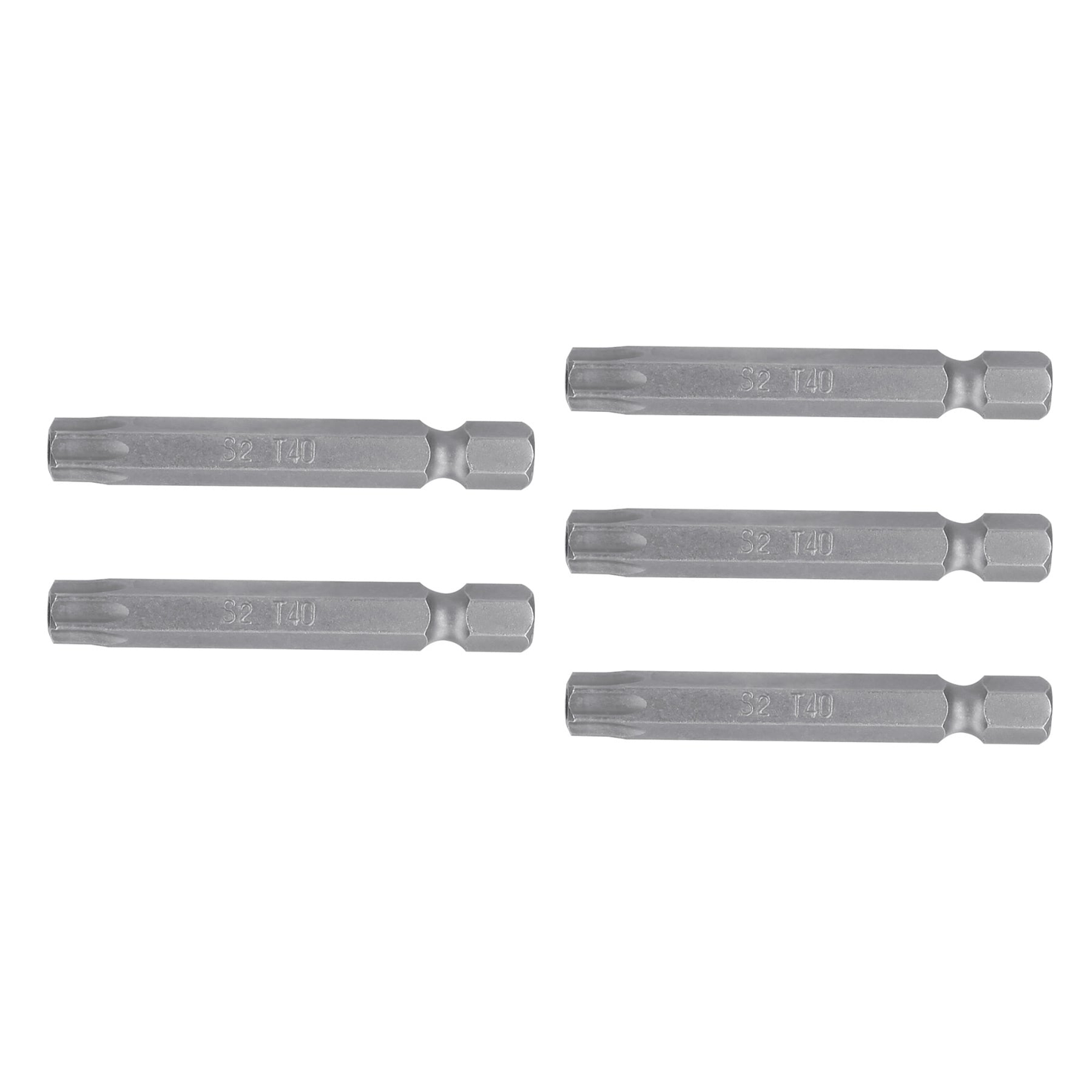 Puntas para desarmador Torx seg T40, 2", 5 piezas