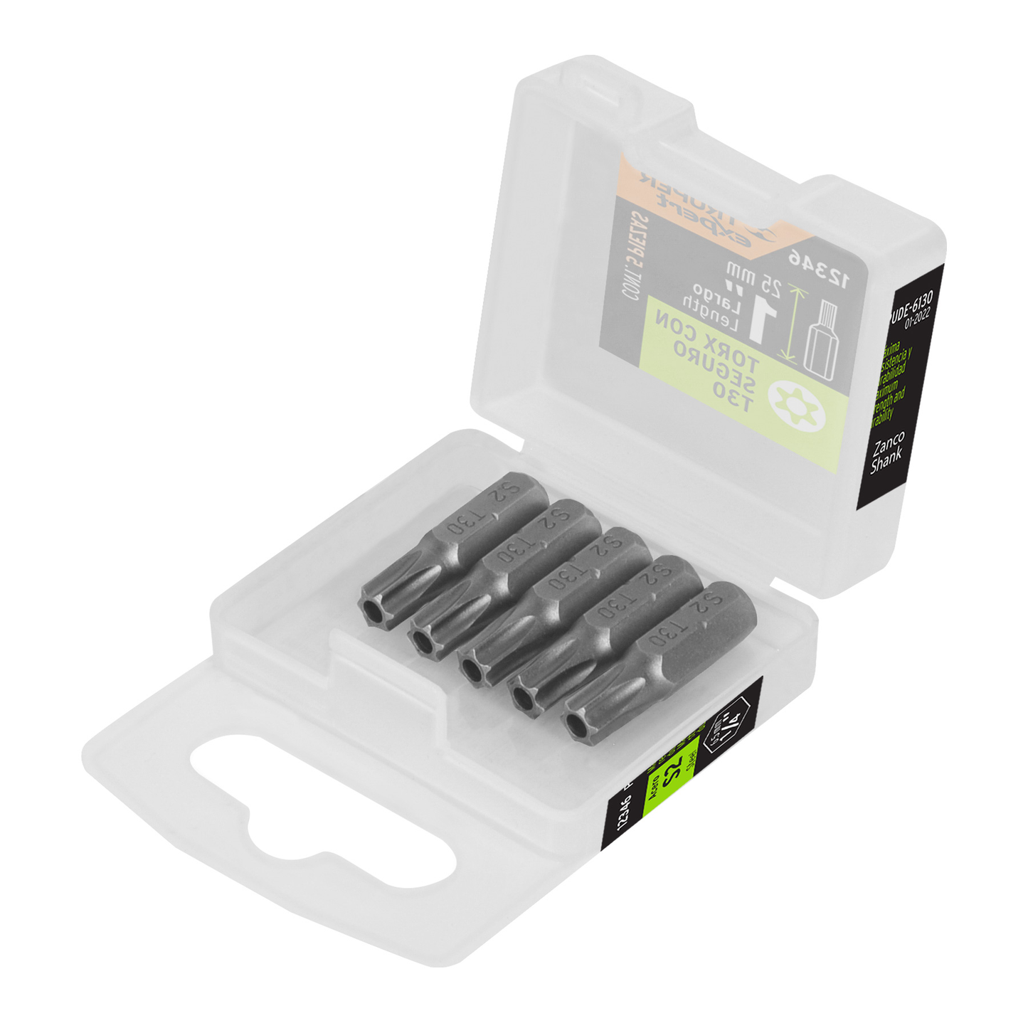 Puntas para desarmador Torx seg T30, 1", 5 piezas