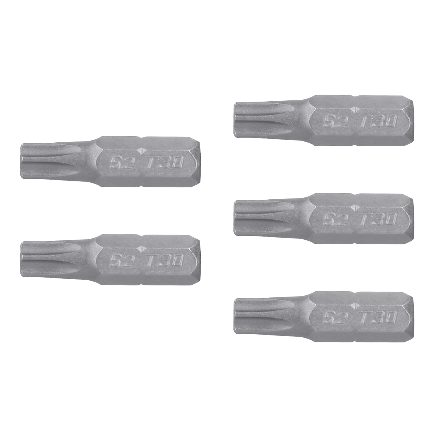 Puntas para desarmador Torx seg T30, 1", 5 piezas