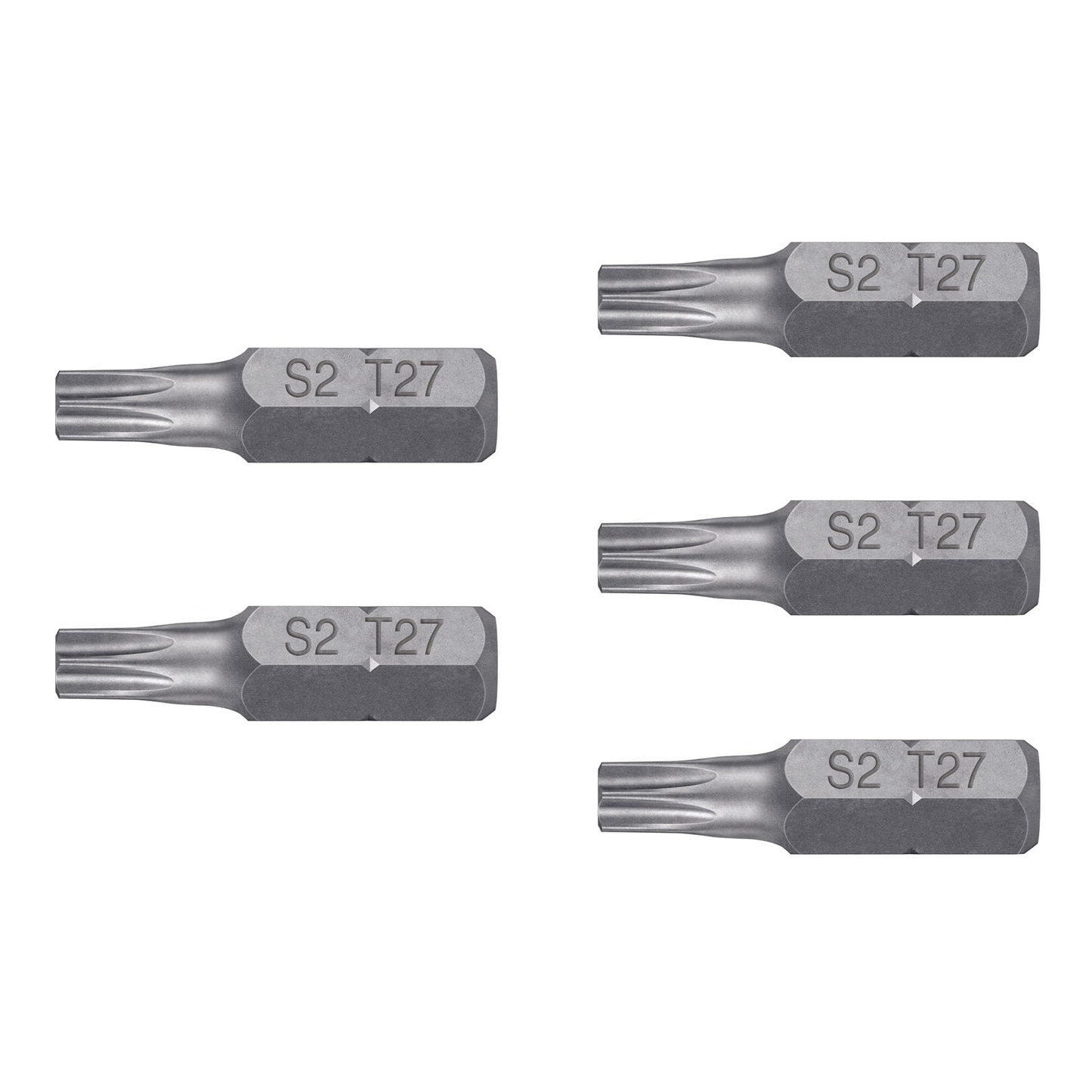 Puntas para desarmador Torx seg T27, 1", 5 piezas