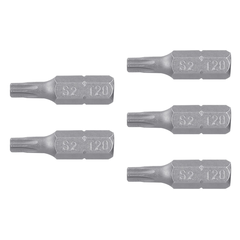 Puntas para desarmador Torx seg T20, 1", 5 piezas