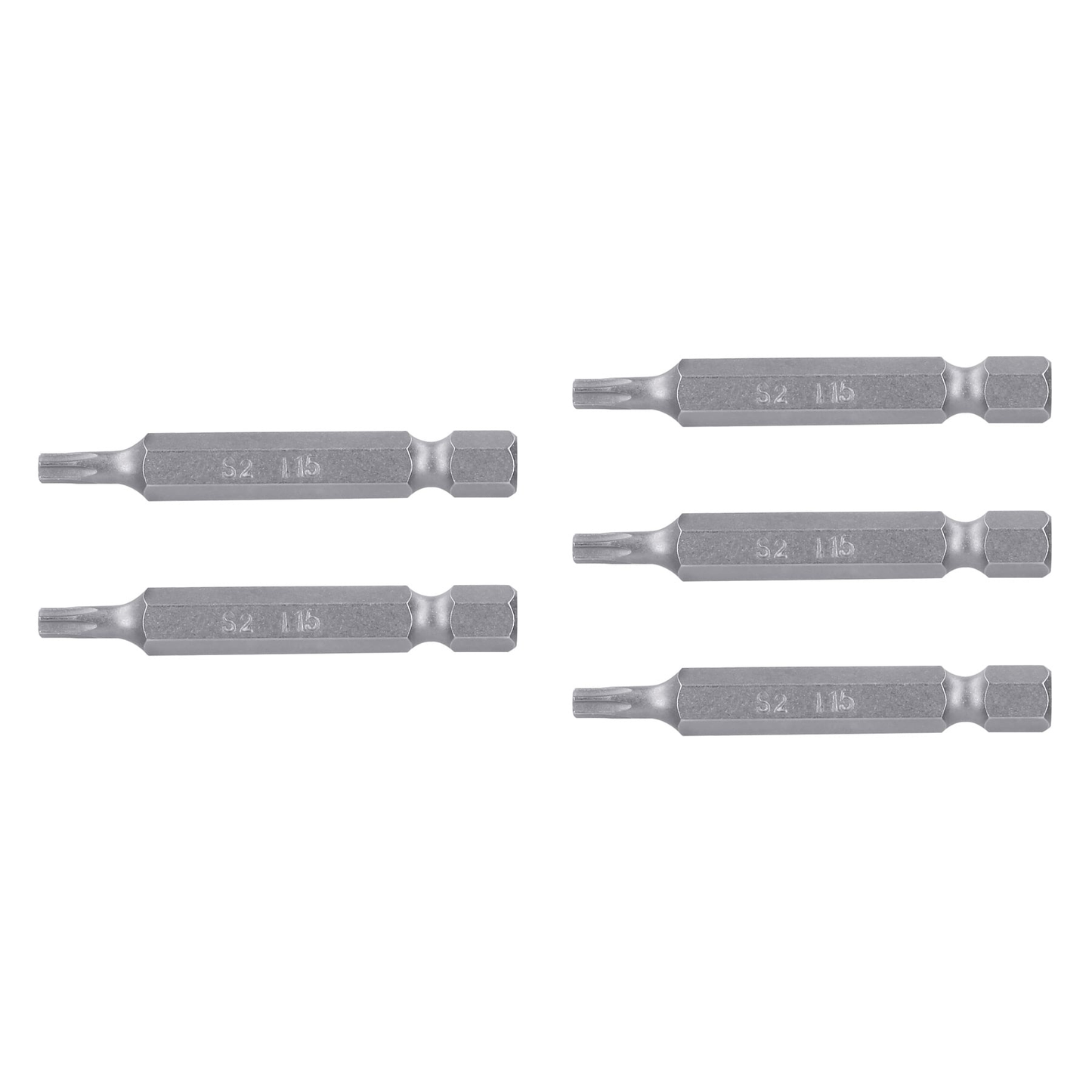 Puntas para desarmador Torx seg T15, 2", 5 piezas