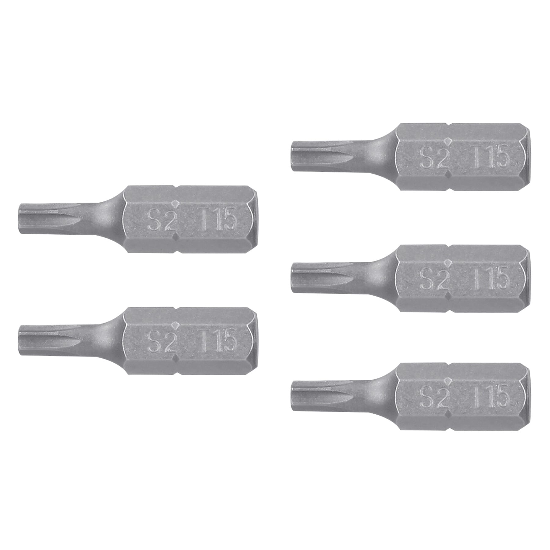 Puntas para desarmador Torx seg T15, 1", 5 piezas